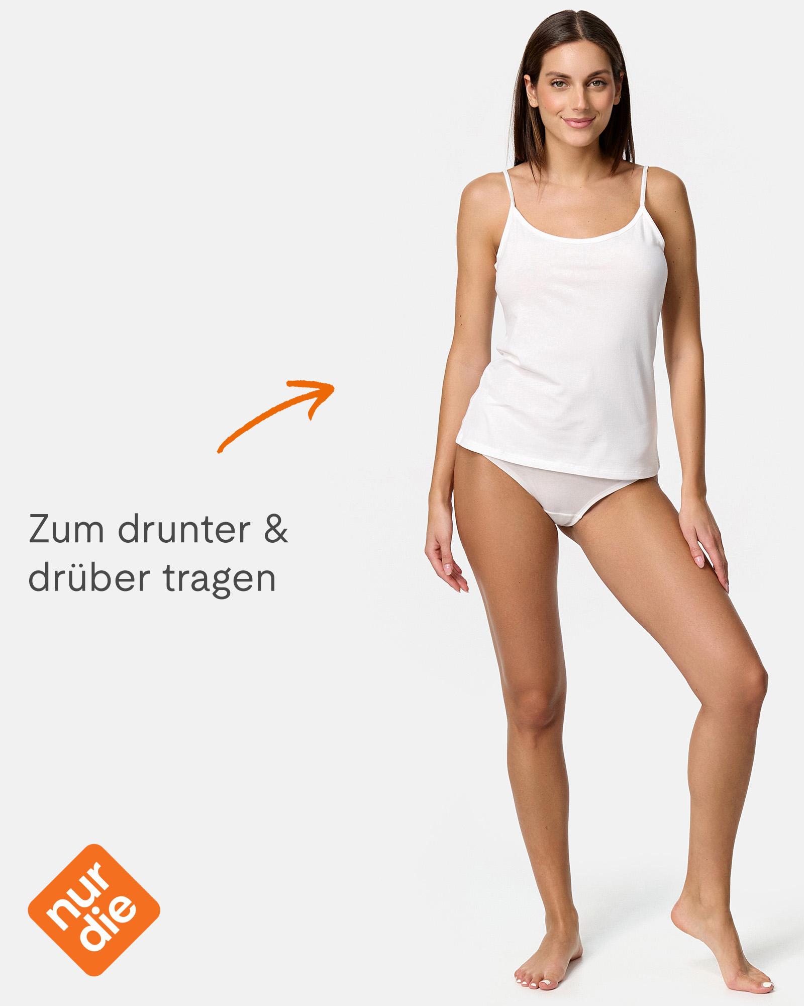 Produktbild NUR DIE Damen Unterhemd 44-46 2 von 5