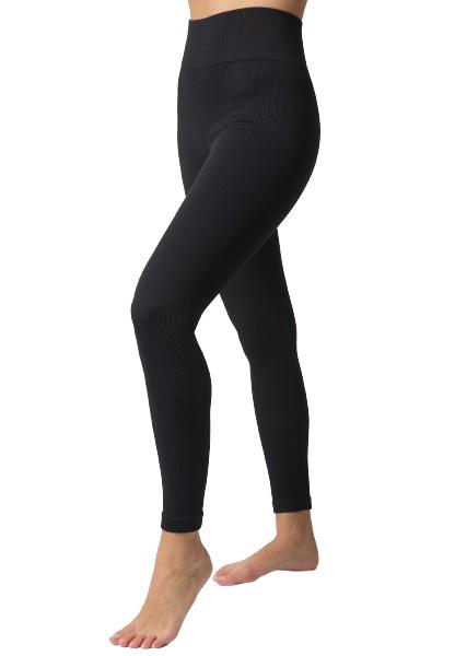 Produktbild NUR DIE Damen Leggings in Ripp-Optik Relax&Go High Waist 2 von 5