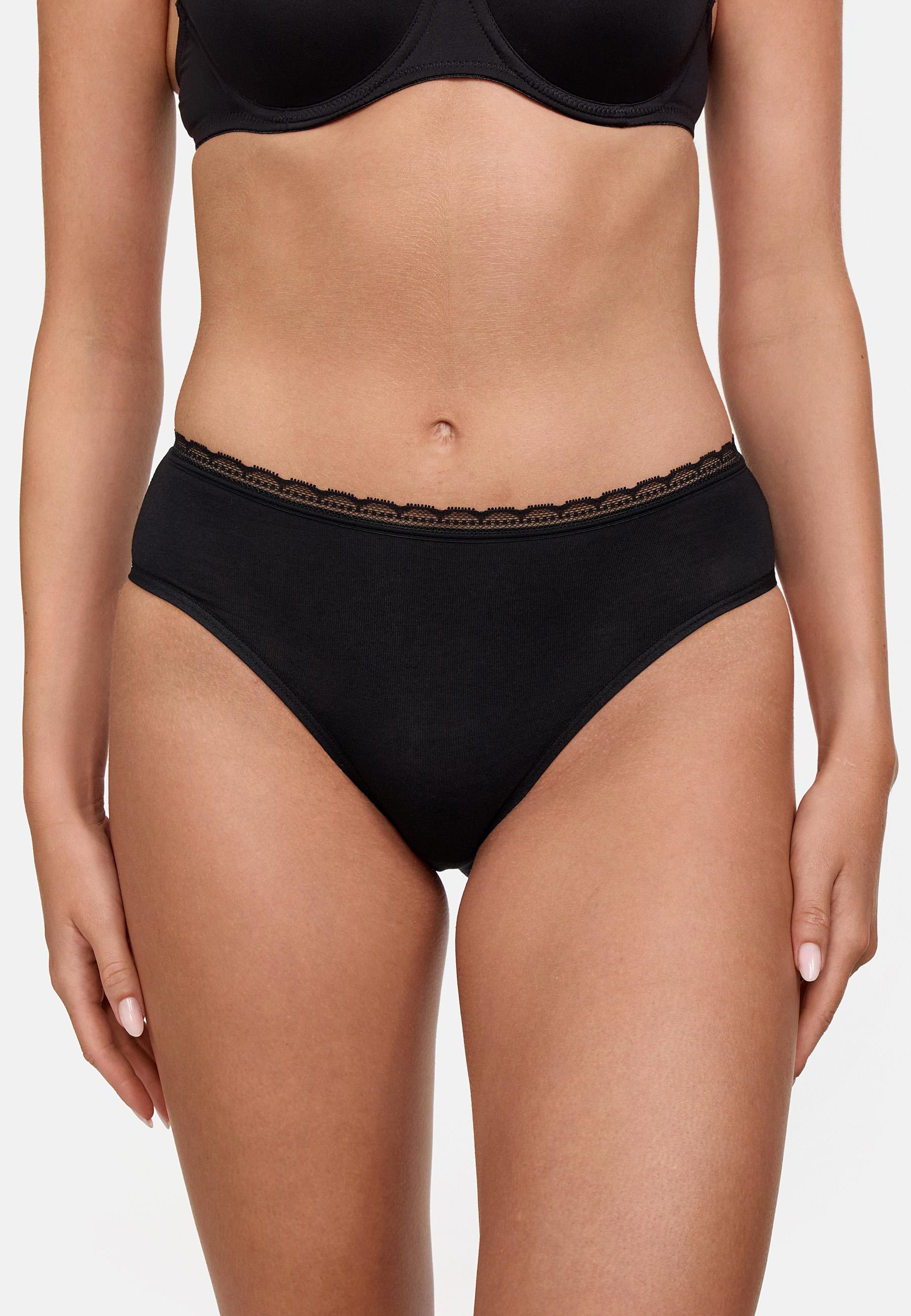 Produktbild NUR DIE Damen Unterhose Midi mit Spitze L 2 von 6