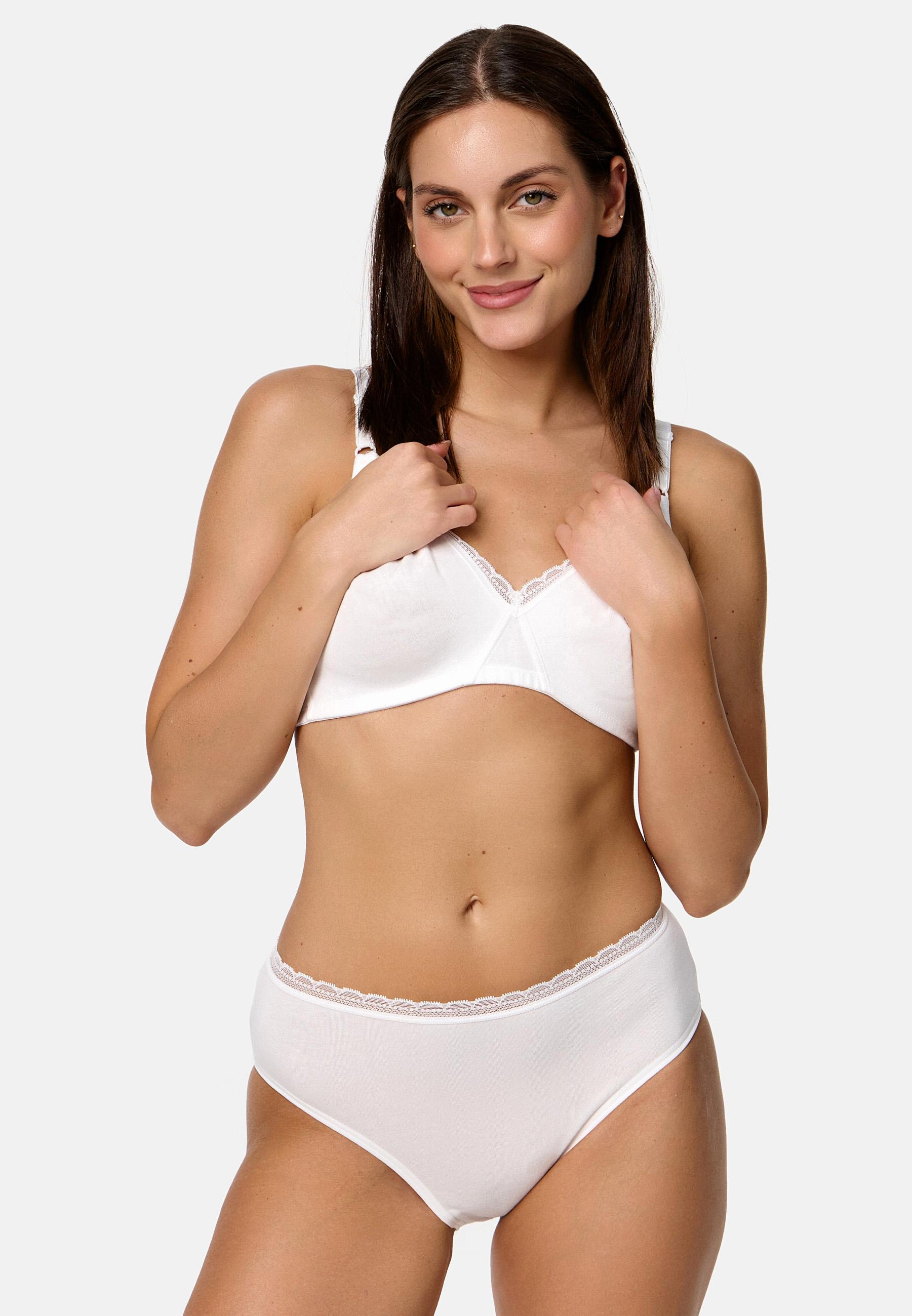 Produktbild NUR DIE Damen Unterhose Midi mit Spitze S 4 von 4