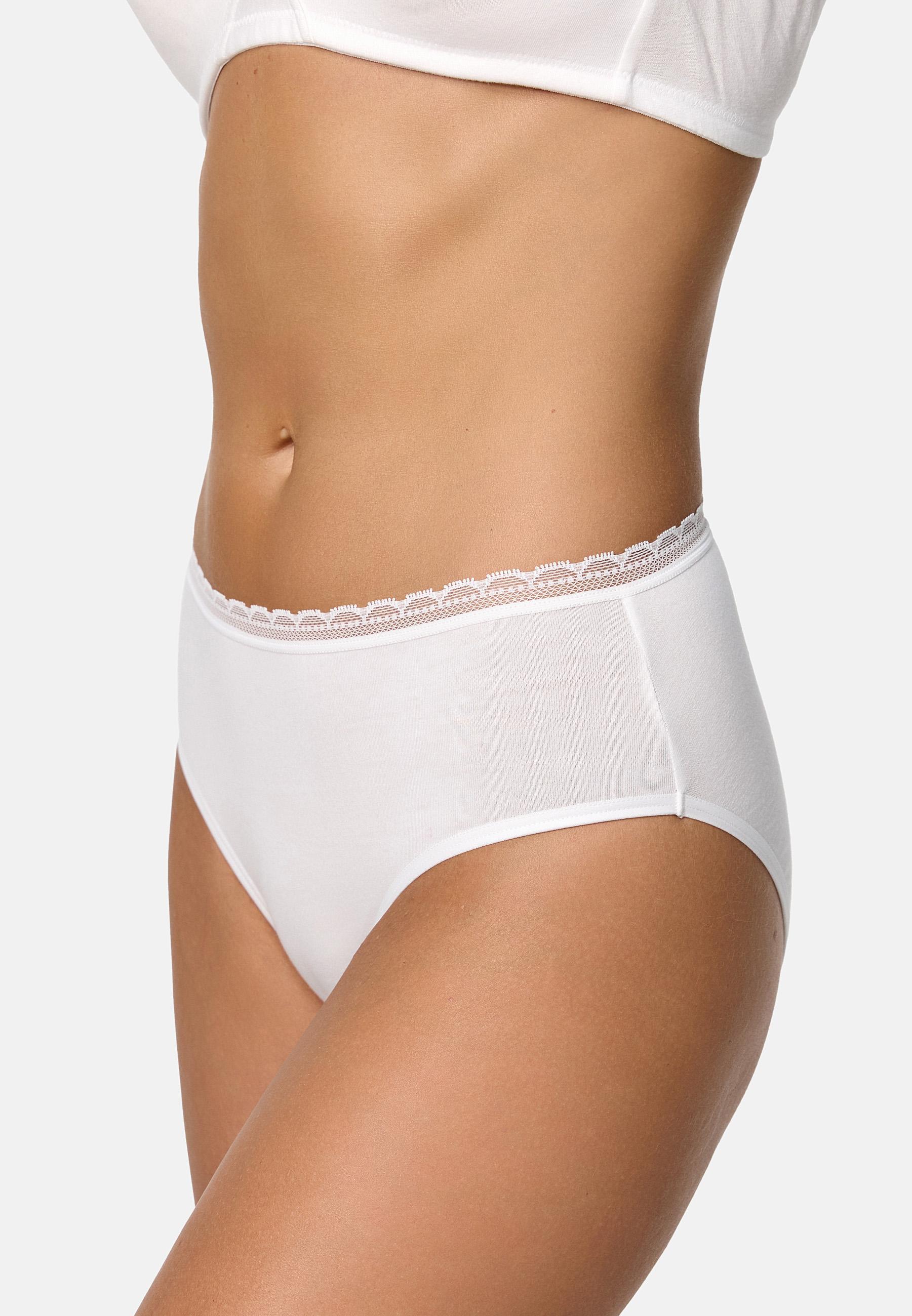 Produktbild NUR DIE Damen Unterhose Midi mit Spitze S 2 von 4