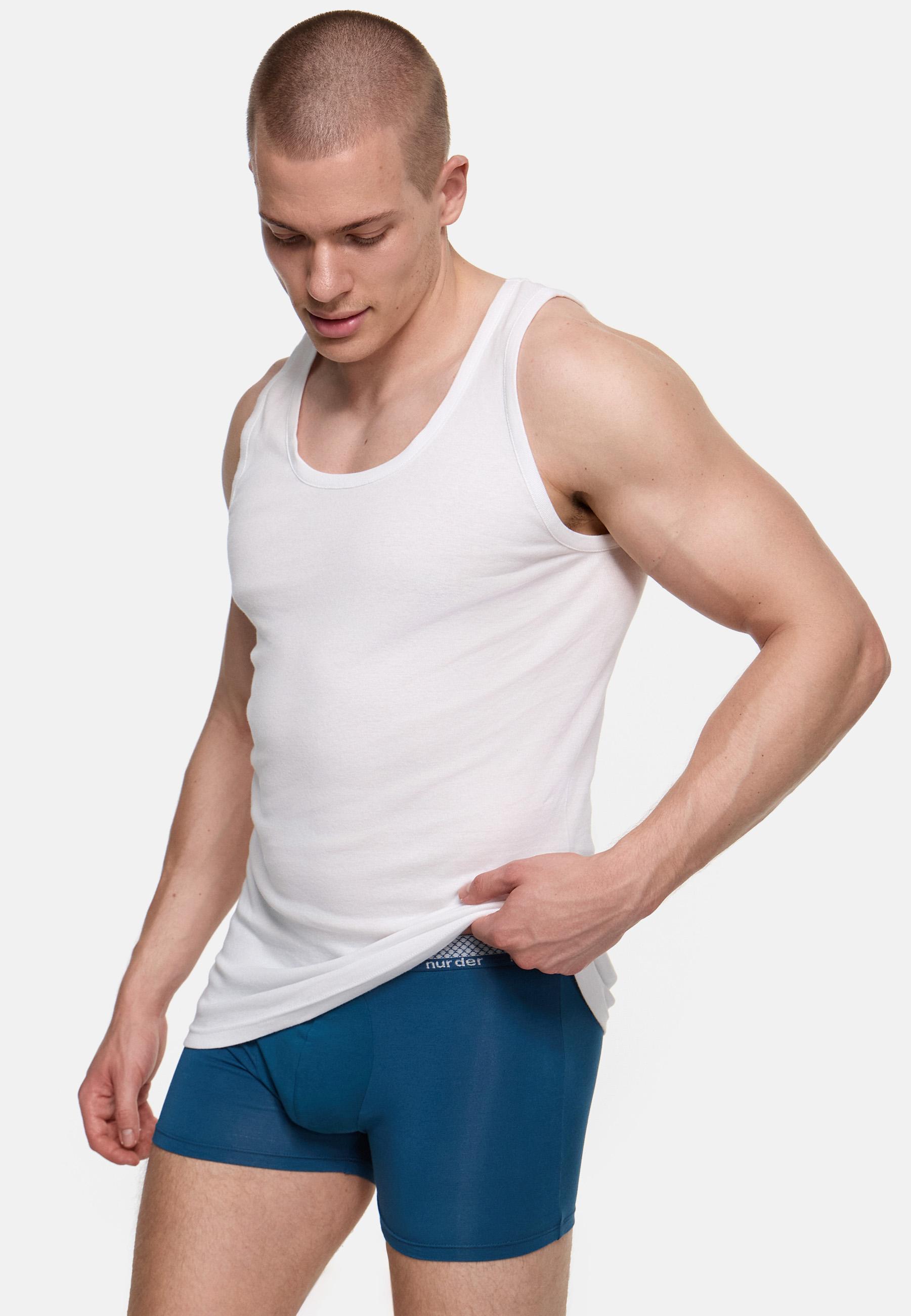 Produktbild NUR DIE Herren Unterhemd 2er Pack XXL 4 von 5