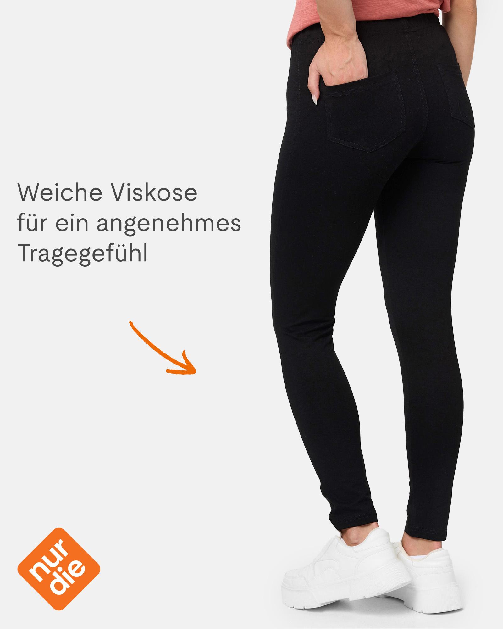 Produktbild NUR DIE Damen Treggings Jeans-Look Relax&Go 3 von 5