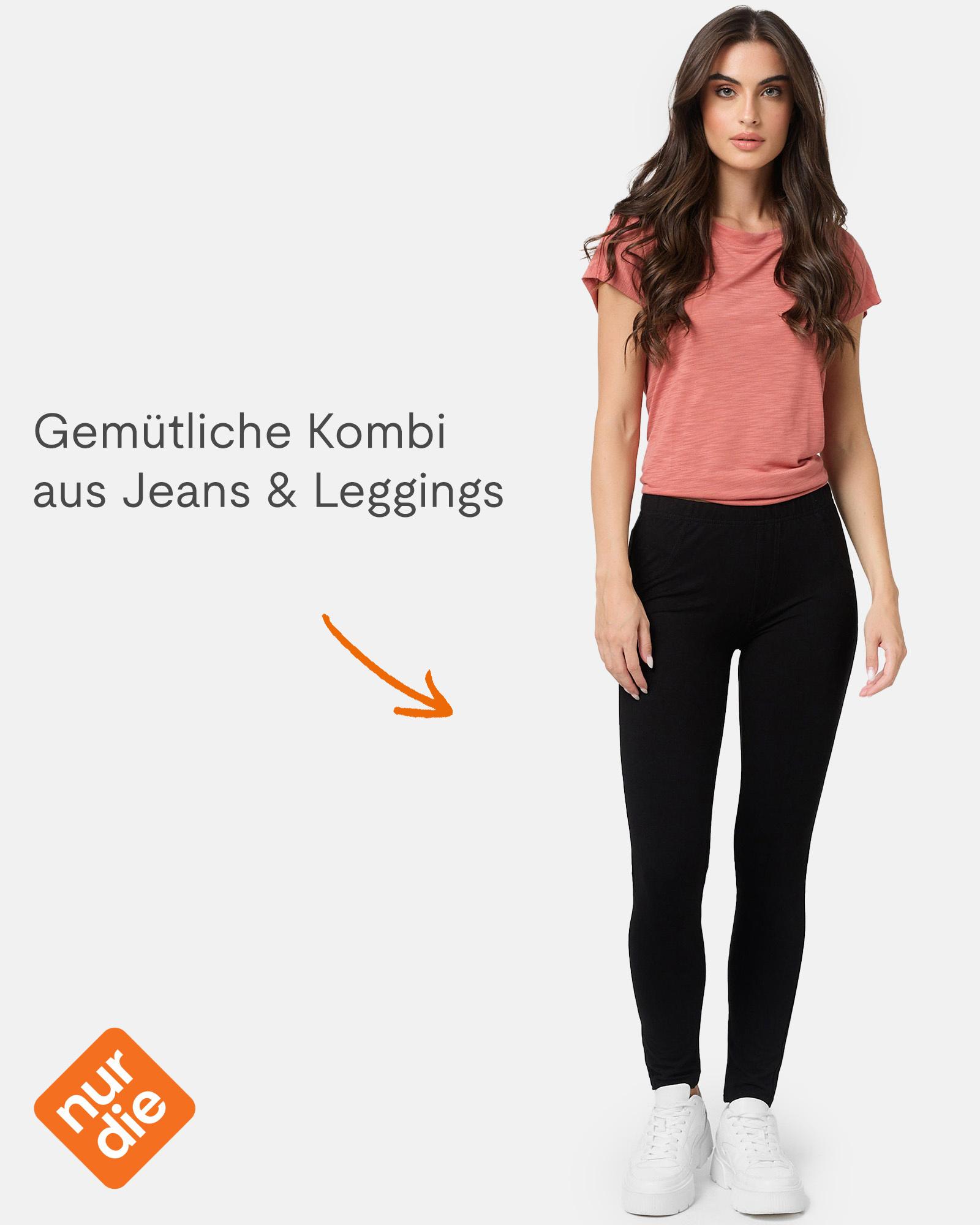 Produktbild NUR DIE Damen Treggings Jeans-Look Relax&Go 2 von 5