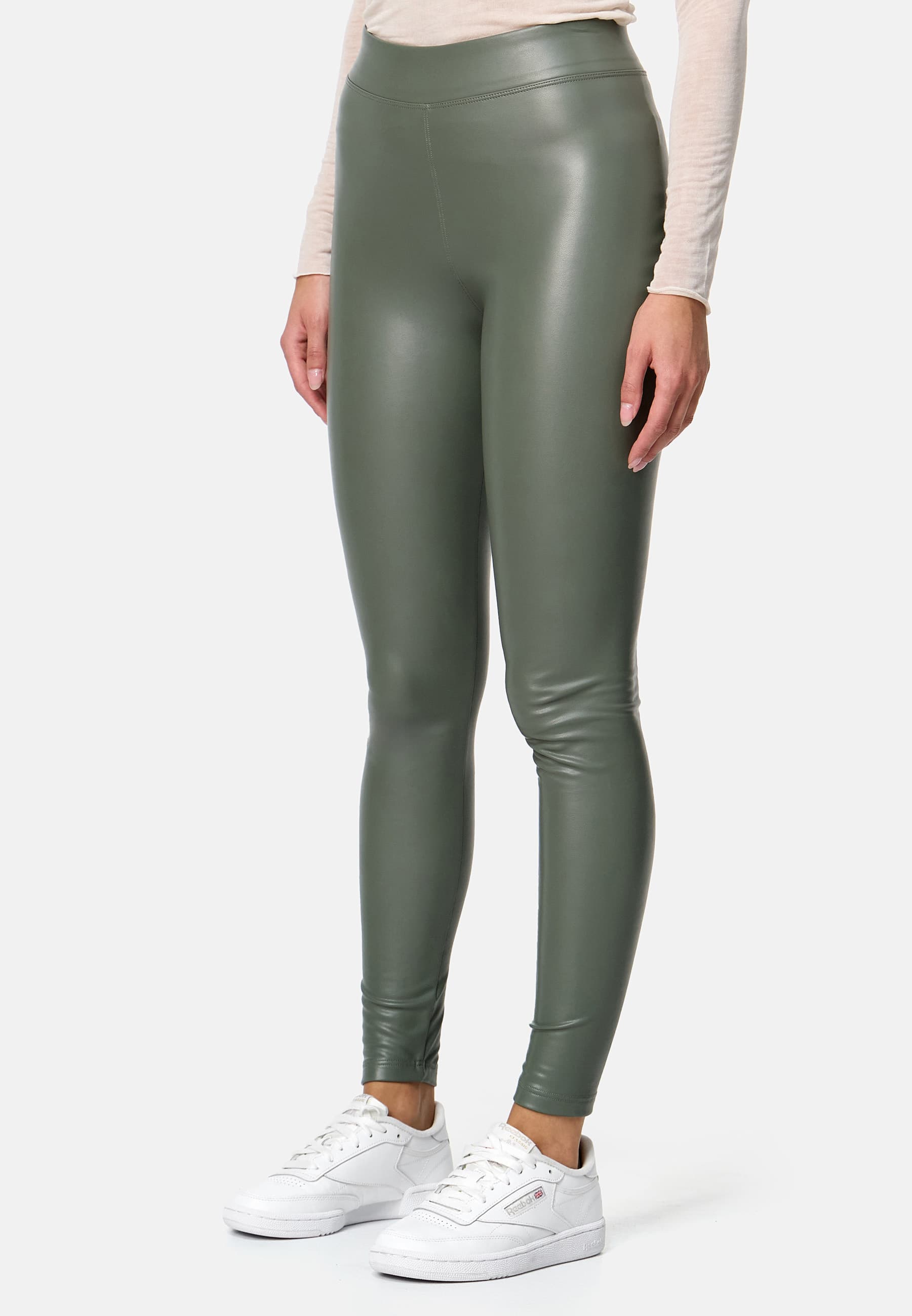 Produktbild NUR DIE Damen Leder-Optik Leggings 6 von 6