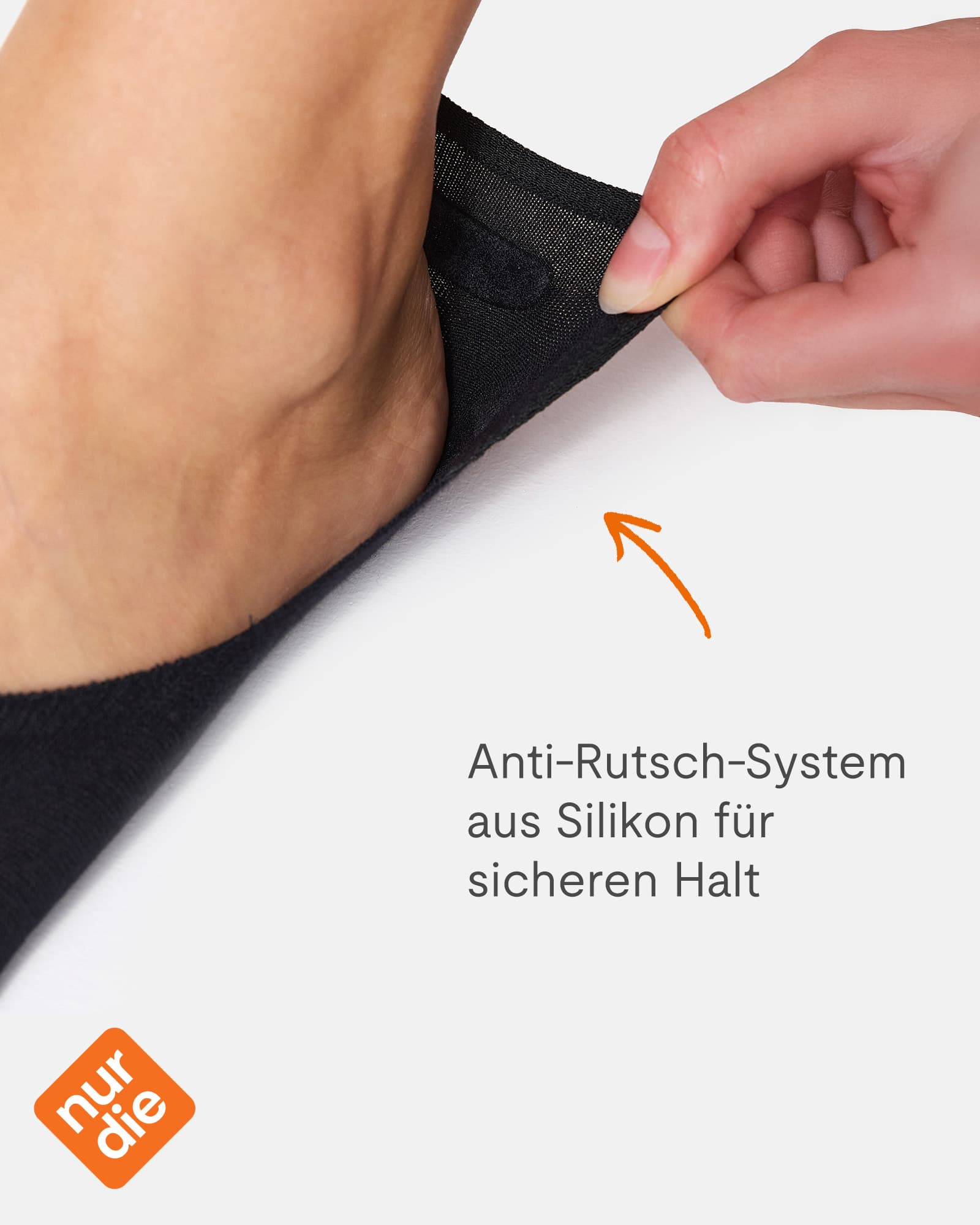 Produktbild NUR DIE Damen Füssling Bambus 2er Pack 3 von 6