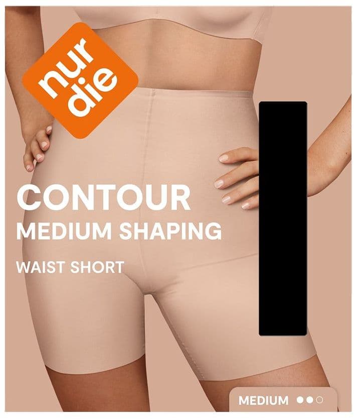NUR DIE Medium Shaping Damen Shapewear Contour Waist Shorts