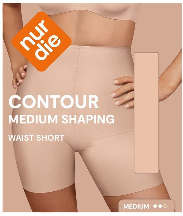 NUR DIE Medium Shaping Damen Shapewear Contour Waist Shorts