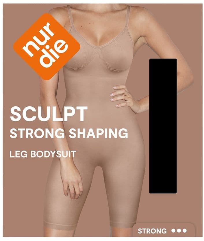 NUR DIE Strong Shaping Damen Shapewear Sculpt Leg Bodysuit