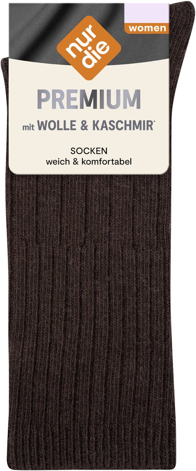 NUR DIE Damen Socken Premium Wolle & Kaschmir