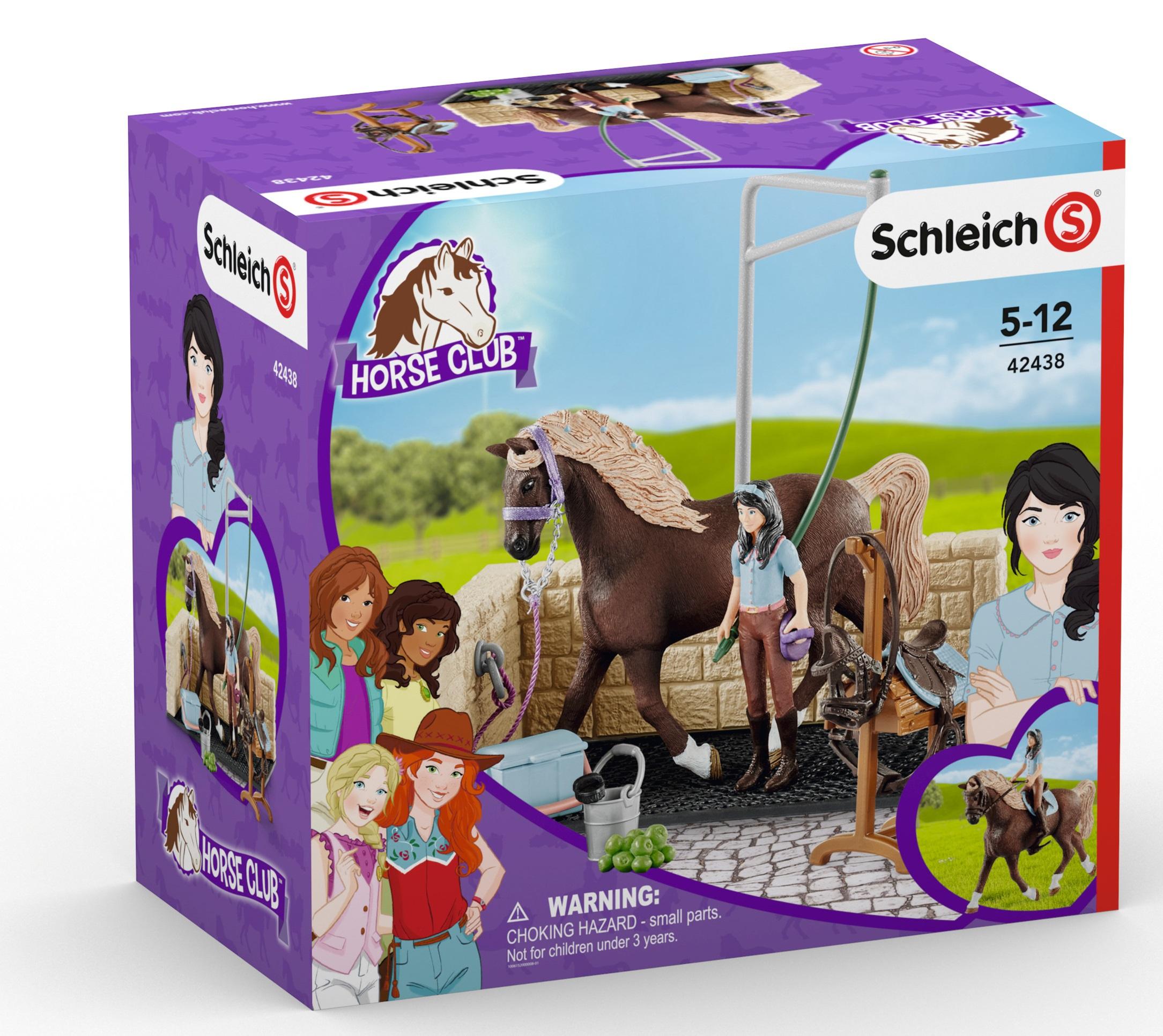 Produktbild Schleich 42438 - Horse Club - Waschplatz mit Horse Club Emily & Luna 2 von 4