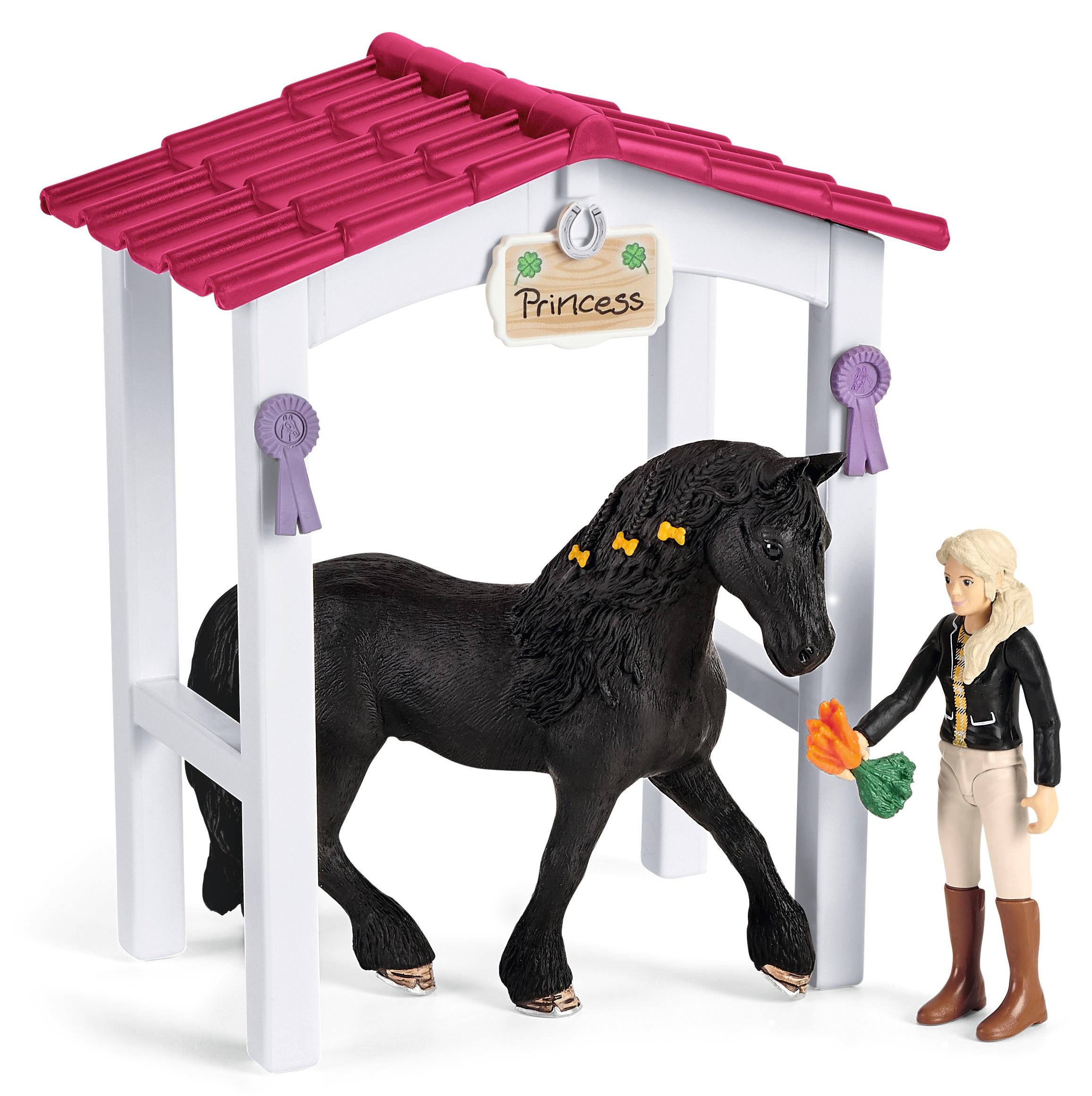 Produktbild Schleich 42437 - Horse Club - Pferdebox mit Horse Club Tori&Princess 3 von 6