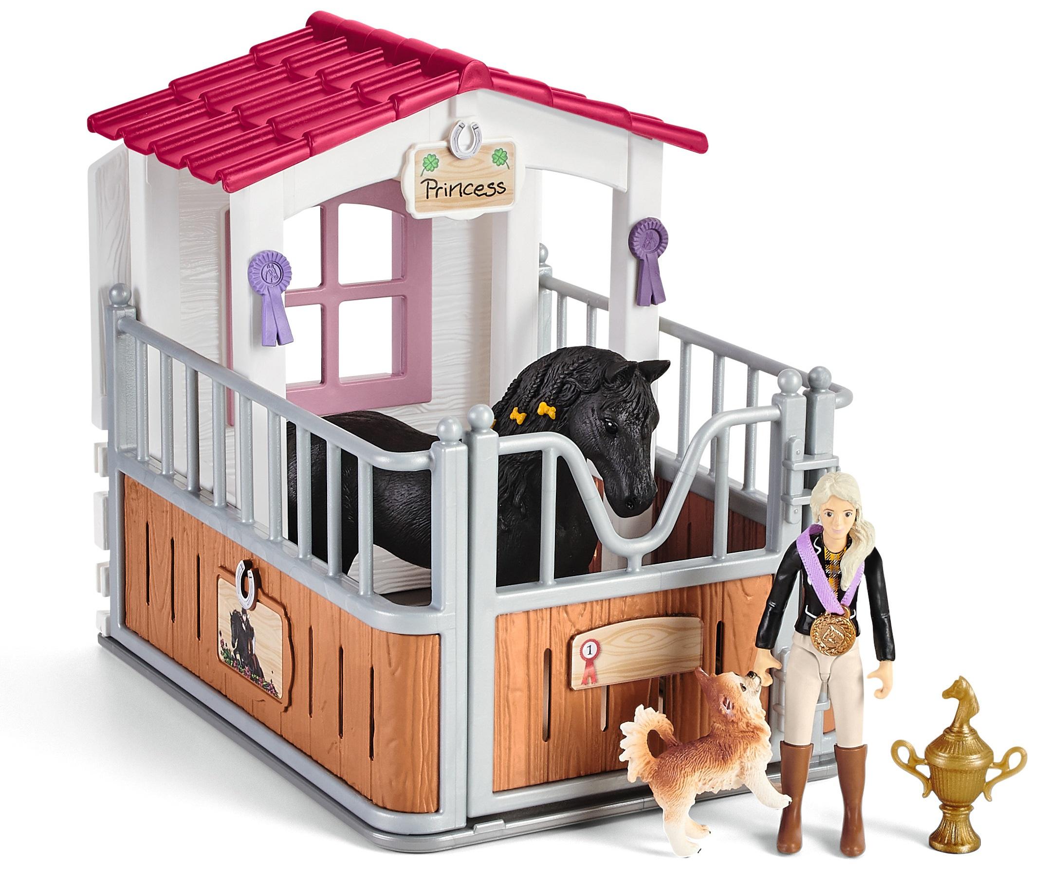 Produktbild Schleich 42437 - Horse Club - Pferdebox mit Horse Club Tori&Princess 4 von 6