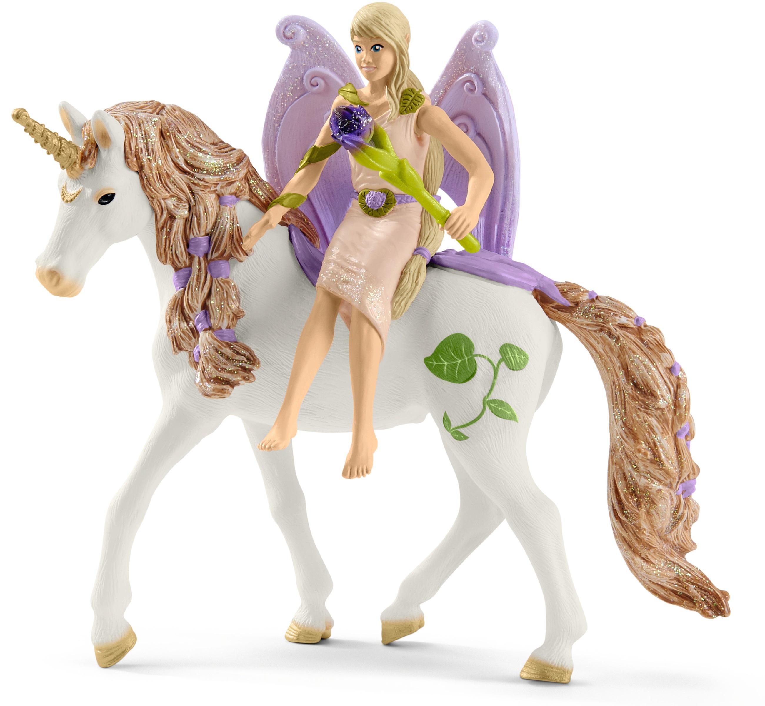 Produktbild Schleich 42445 - bayala - Glitzerndes Blütenhaus mit Einhörnern, See und Stall 4 von 15