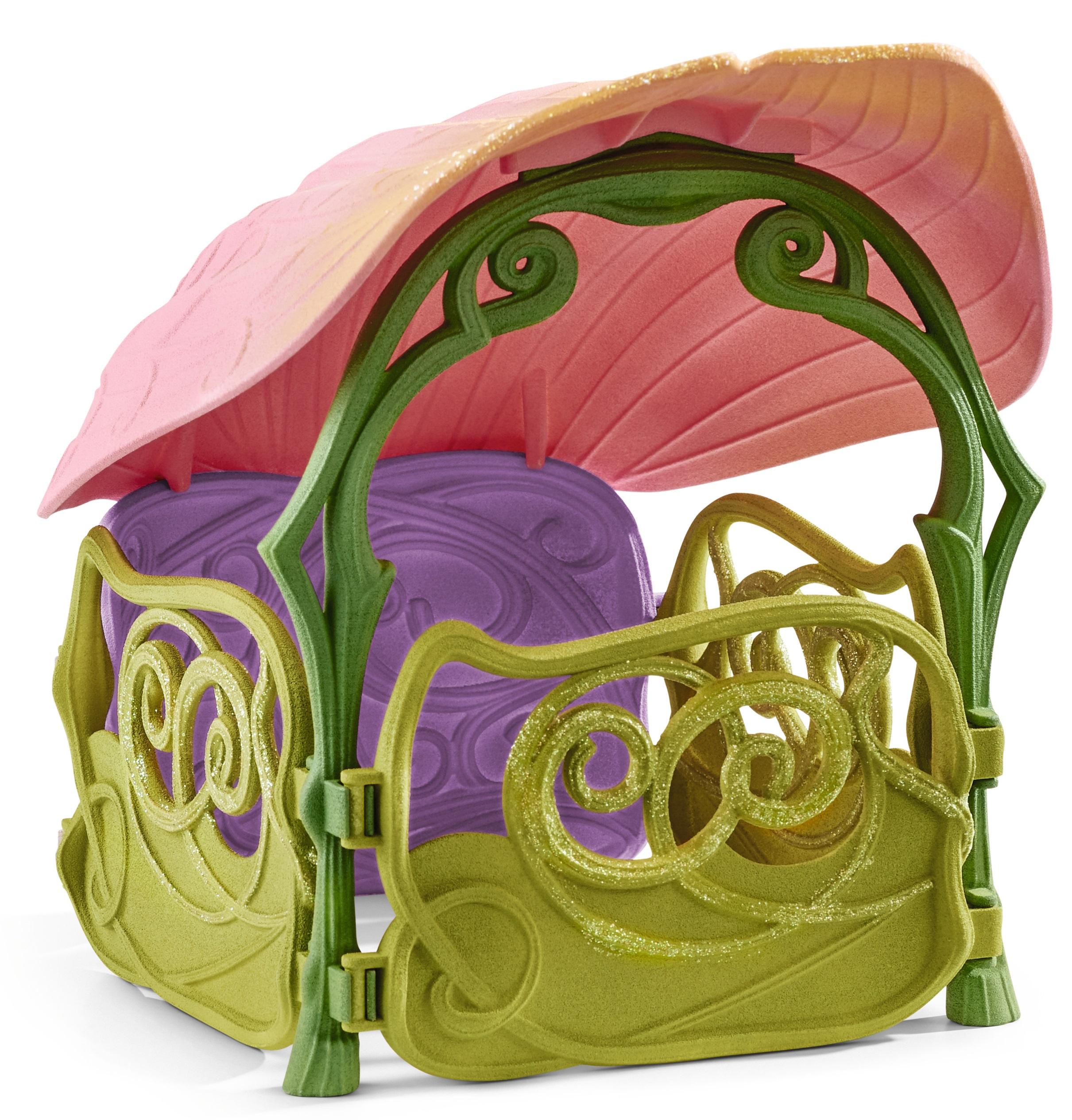 Produktbild Schleich 42445 - bayala - Glitzerndes Blütenhaus mit Einhörnern, See und Stall 10 von 15