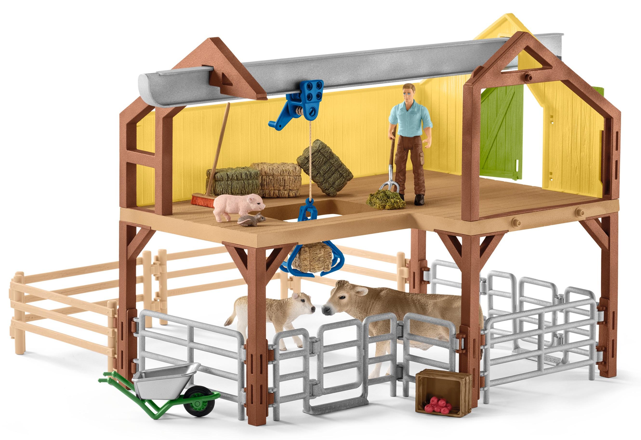 Produktbild Schleich 42407 - Farm World - Bauernhaus mit Stall und Tieren 4 von 19