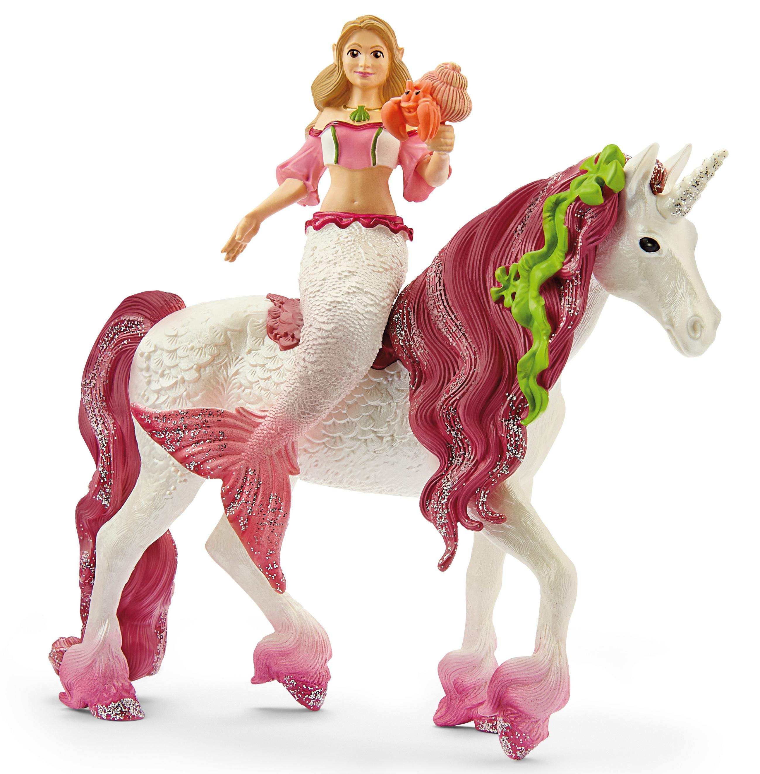 Schleich 70593 - bayala - Meerjungfrau-Feya auf Unterwassereinhorn