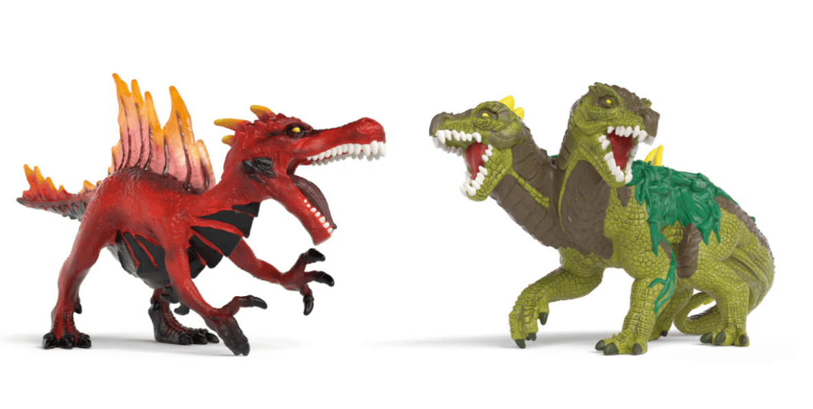 Schleich 70834 - Eldrador Creatures - Feuersaurier vs. Dschungelechse