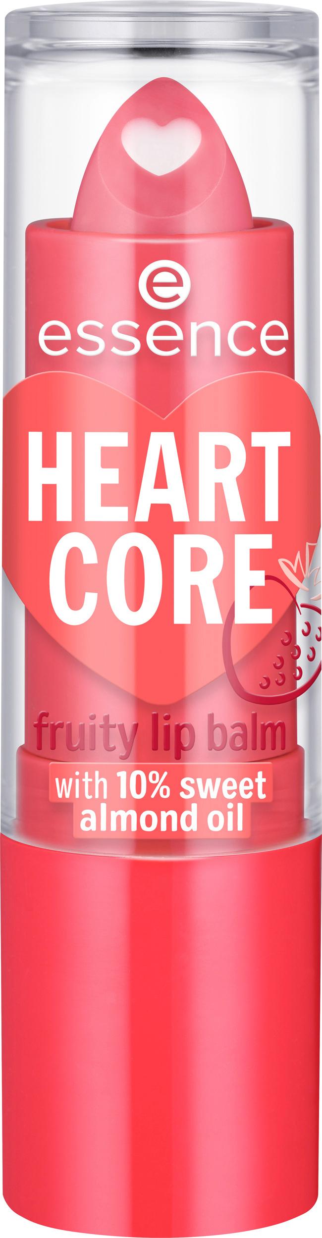 essence HEART CORE fruity lip balm