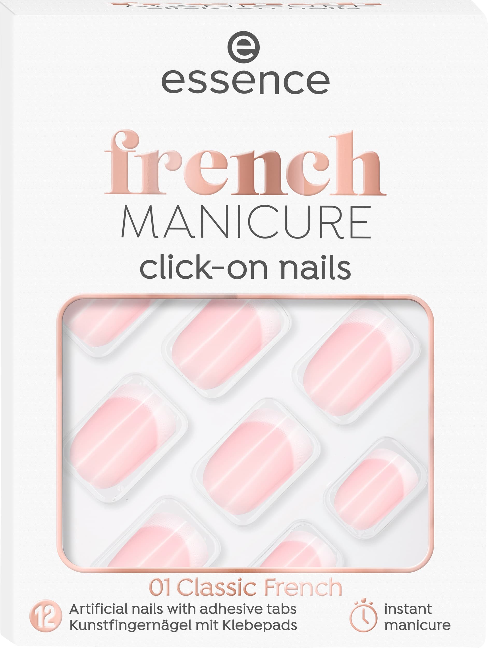 Produktbild essence french MANICURE click-on nails 6 von 6