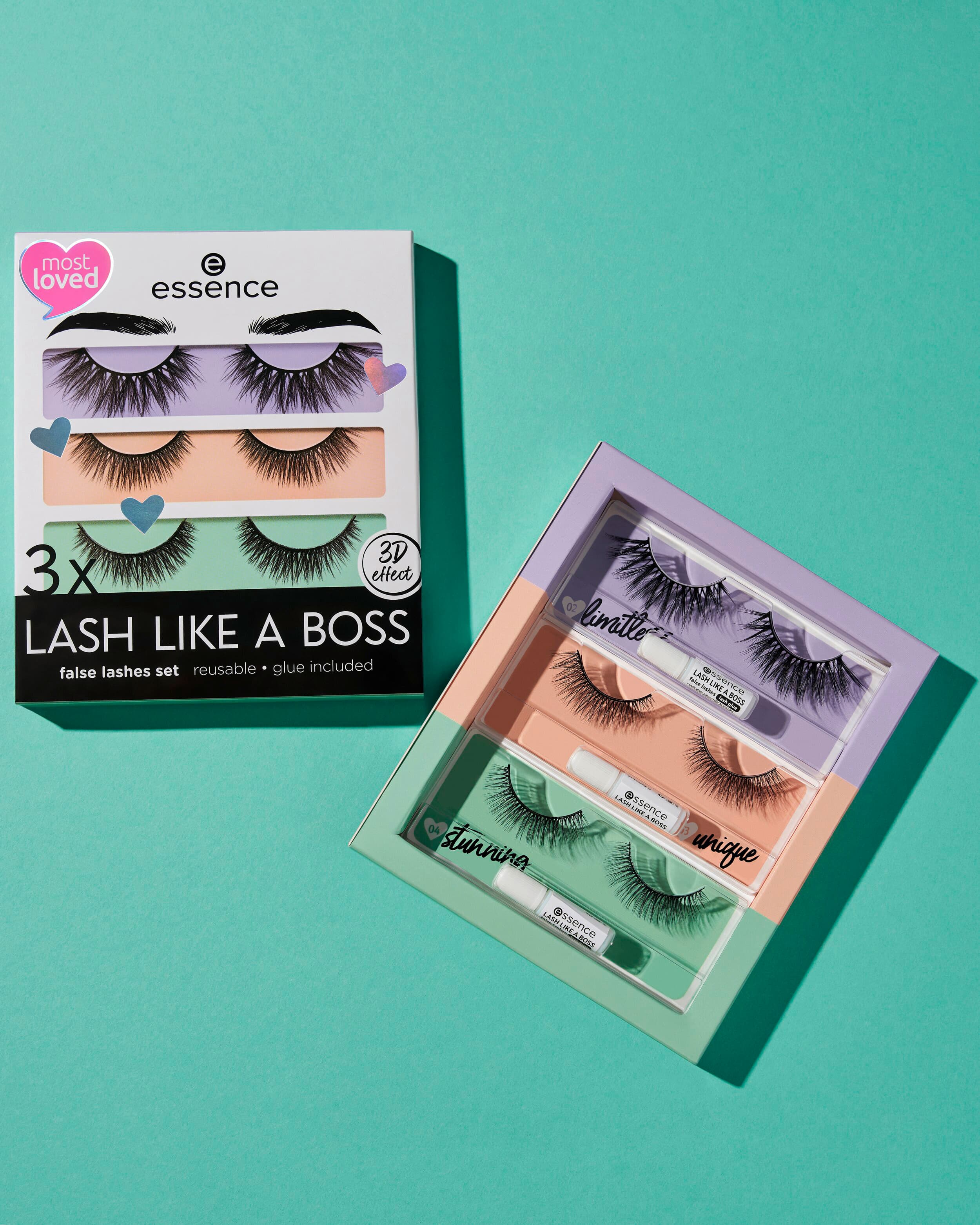 Produktbild essence 3x LASH LIKE A BOSS false lashes set 3 von 4
