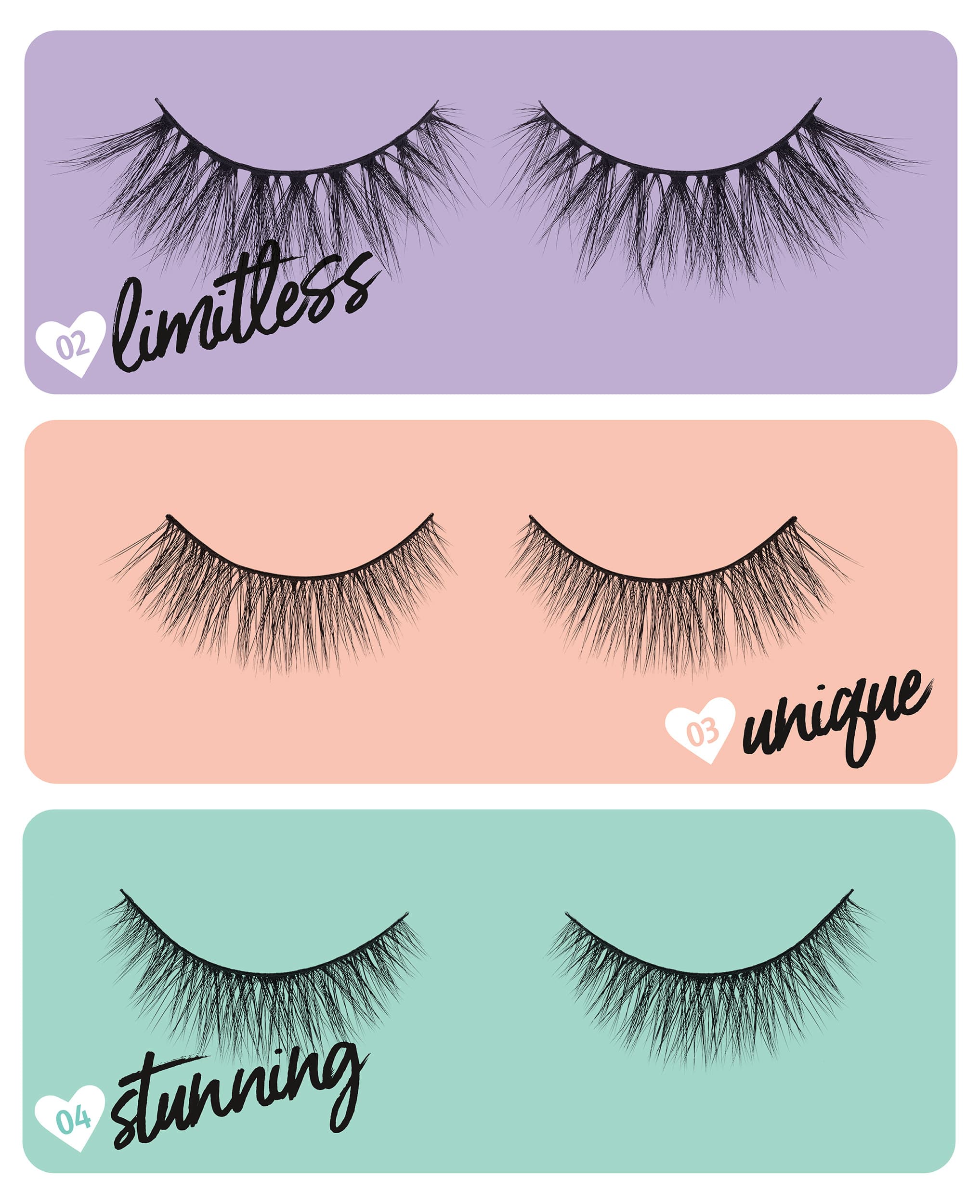Produktbild essence 3x LASH LIKE A BOSS false lashes set 2 von 4