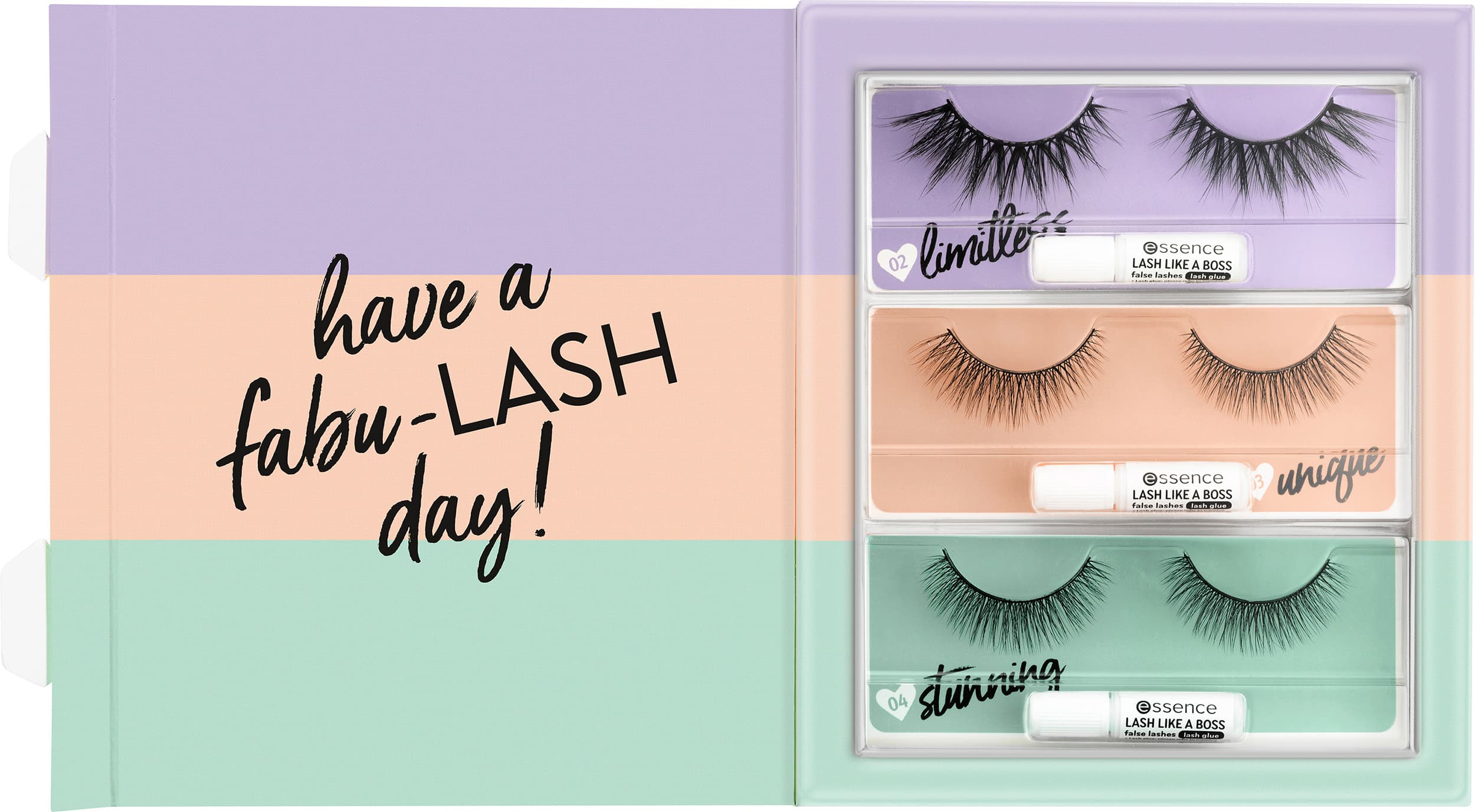 Produktbild essence 3x LASH LIKE A BOSS false lashes set 4 von 4