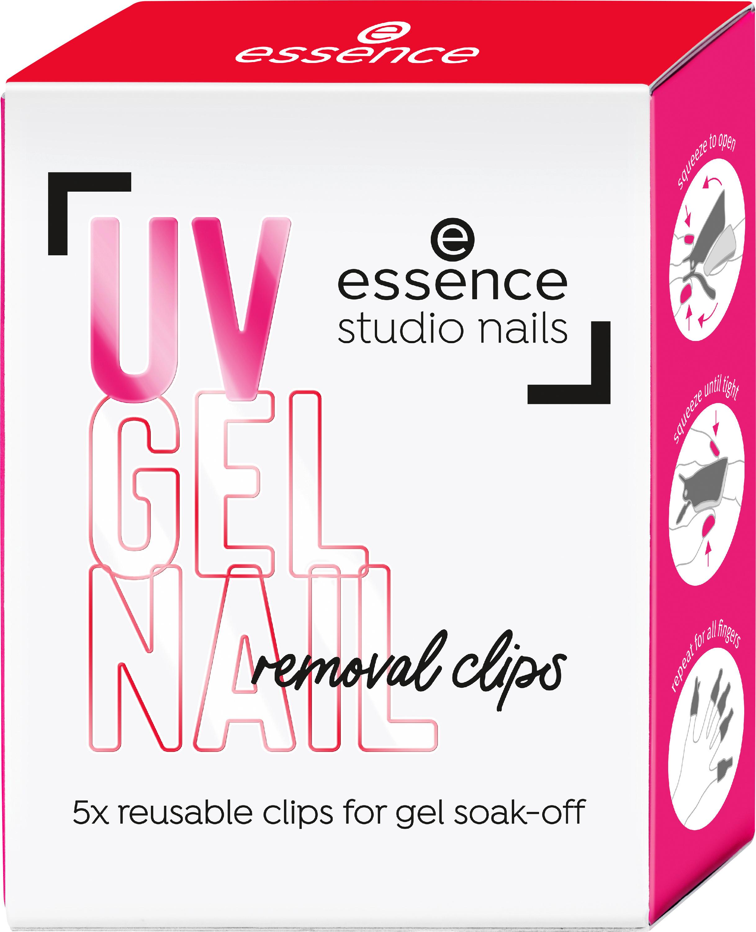 Produktbild essence studio nails UV GEL NAIL removal clips 8 von 9