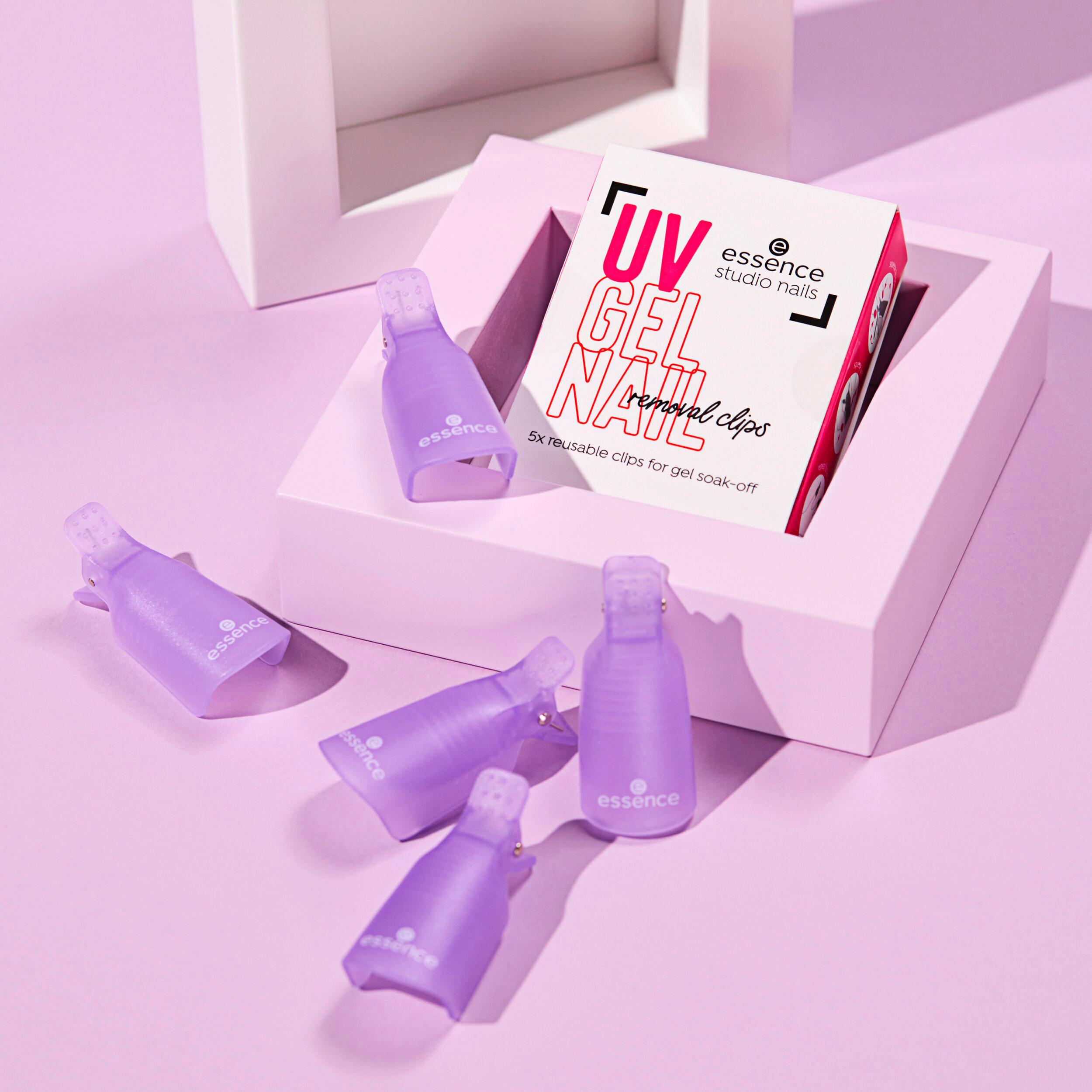Produktbild essence studio nails UV GEL NAIL removal clips 3 von 9