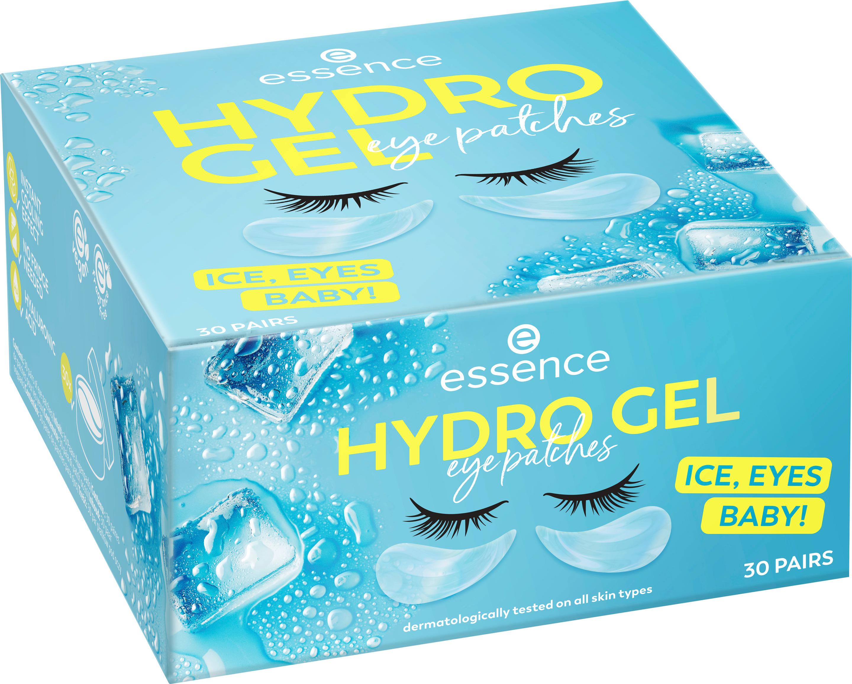 essence HYDRO GEL eye patches ICE, EYES, baby!