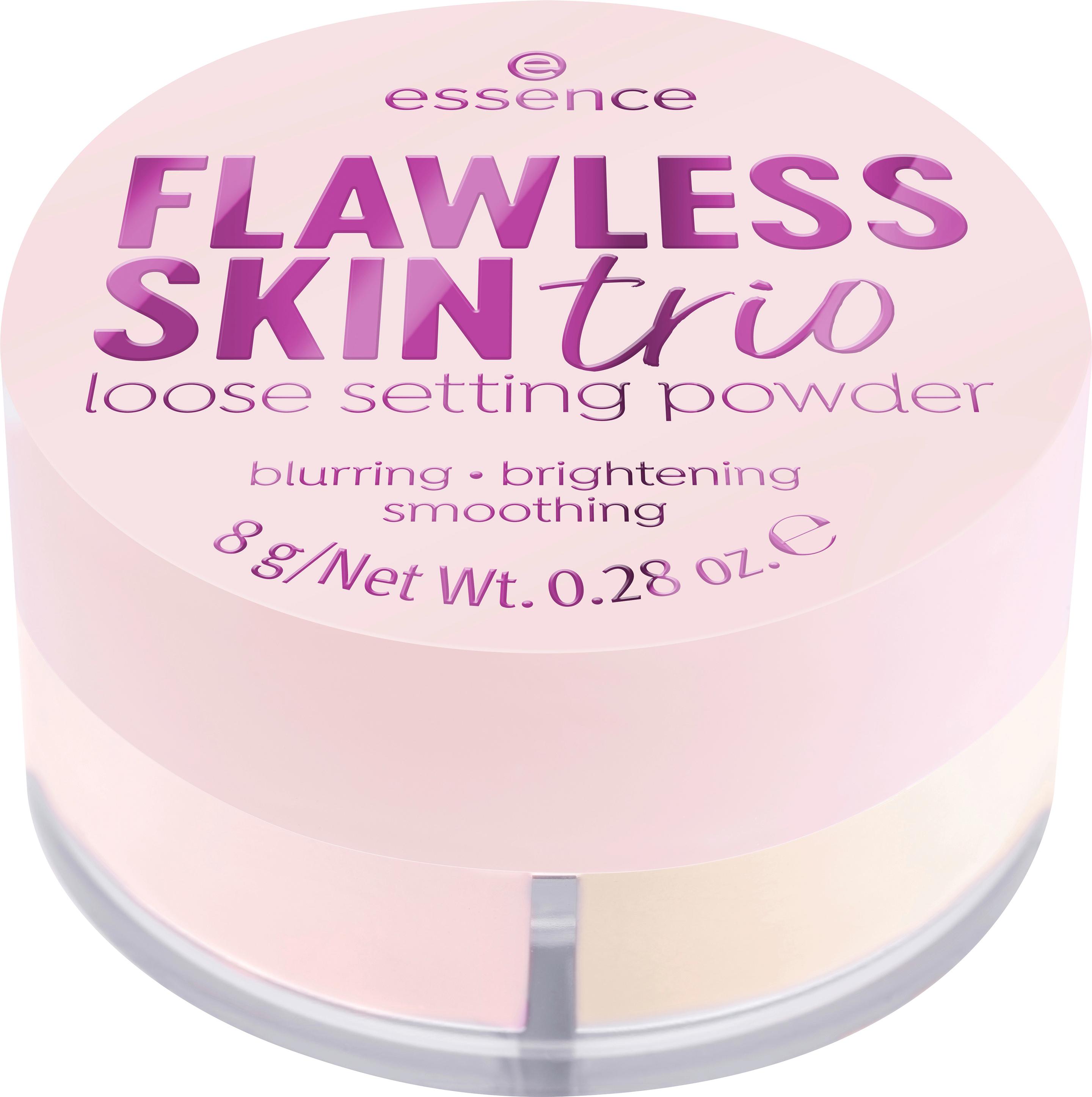 essence FLAWLESS SKIN trio loose setting powder