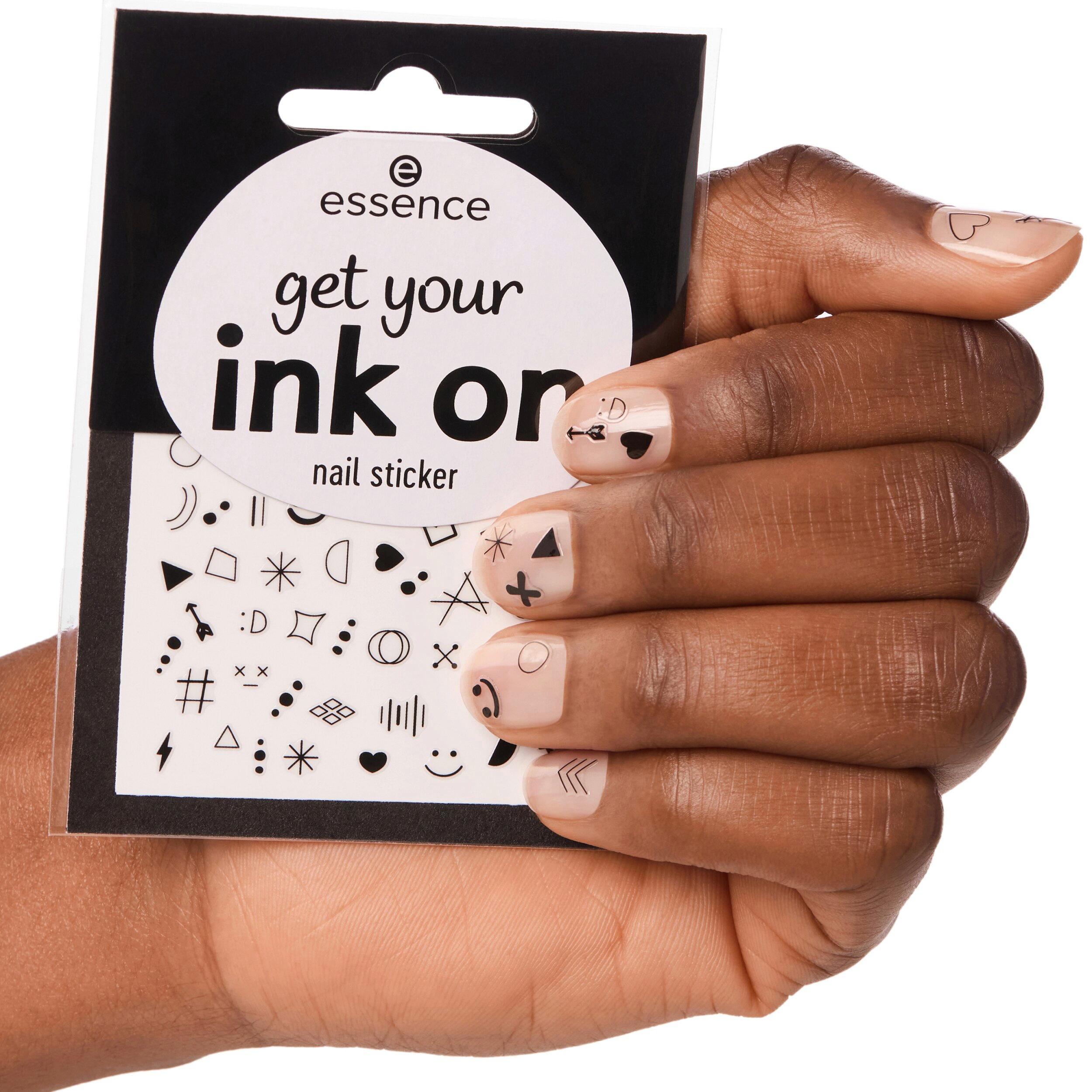 Produktbild essence get your ink on nail sticker 80 st 6 von 7