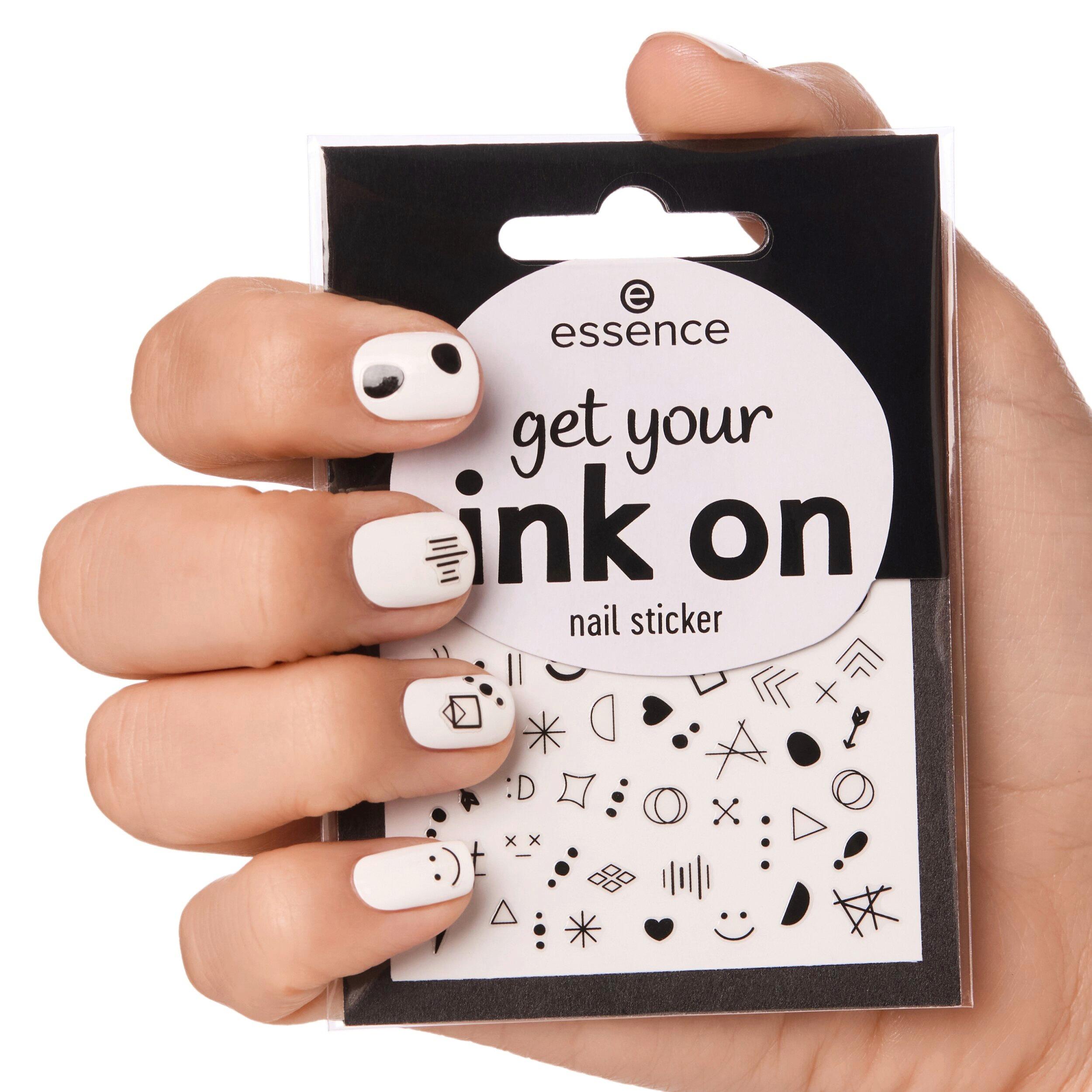 Produktbild essence get your ink on nail sticker 80 st 3 von 7