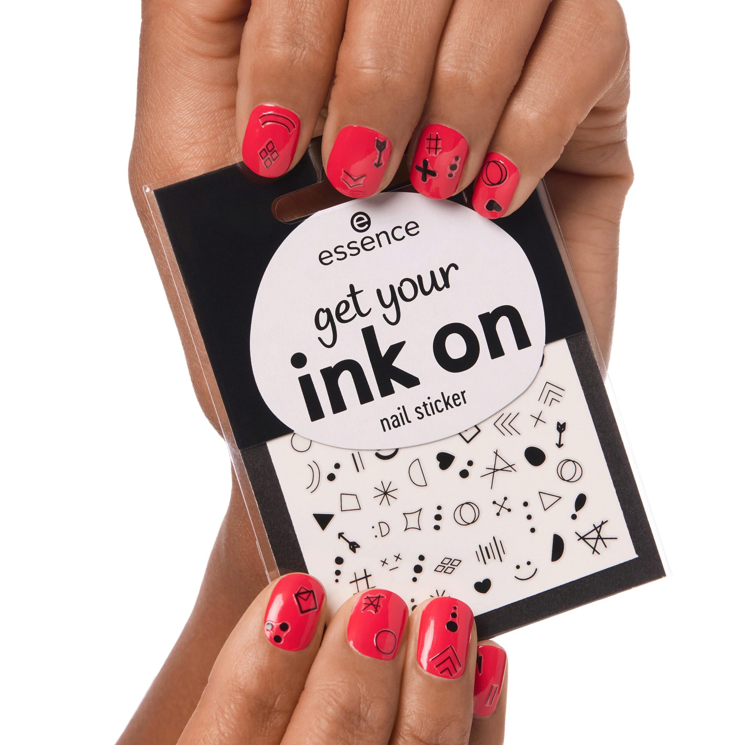 Produktbild essence get your ink on nail sticker 80 st 5 von 7