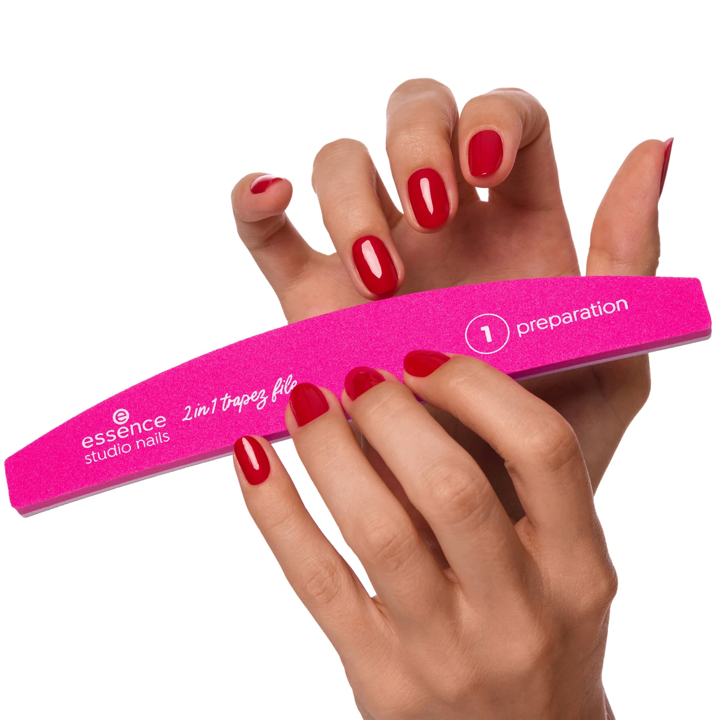 Produktbild essence studio nails UV GEL NAIL 2 in 1 Trapezfeile 6 von 6