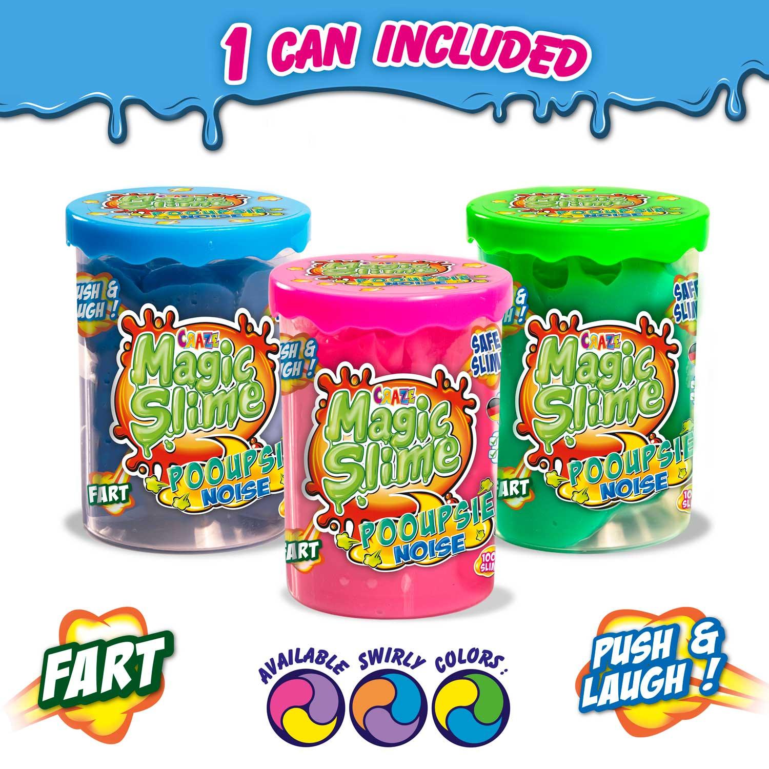 CRAZE - MAGIC SLIME Dose mit 100ml Pups-Schleim