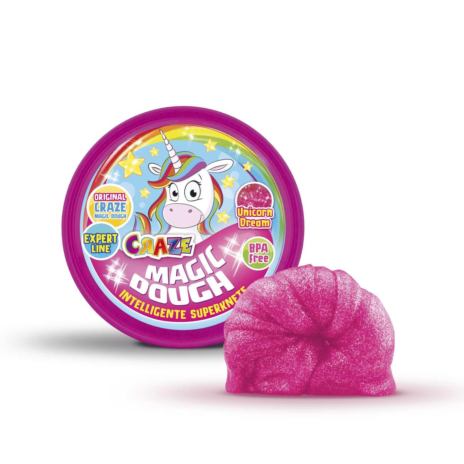Produktbild CRAZE - MAGIC DOUGH Dose mit 70gr intelligenter Superknete - Unicorn 3 von 11