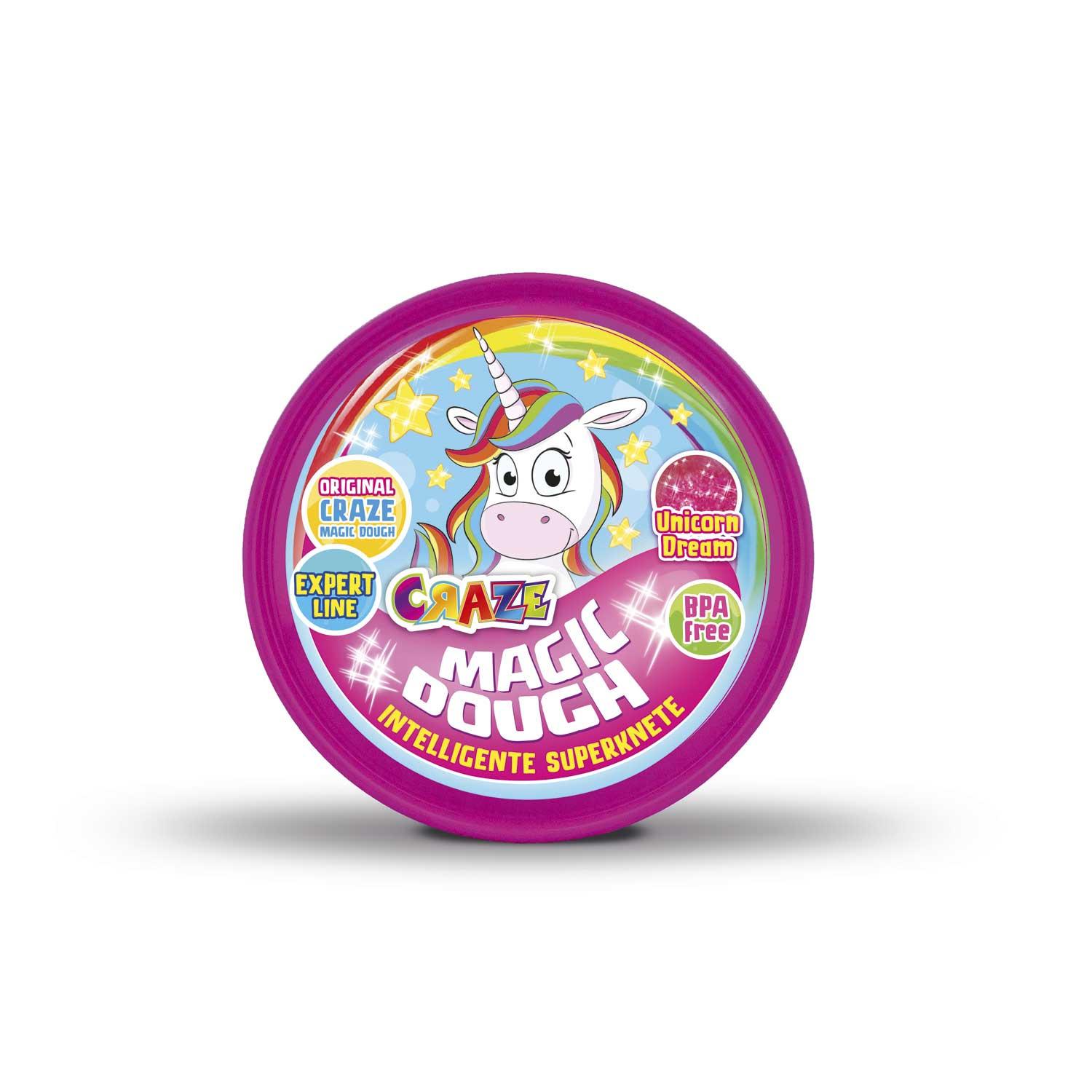 Produktbild CRAZE - MAGIC DOUGH Dose mit 70gr intelligenter Superknete - Unicorn 4 von 11