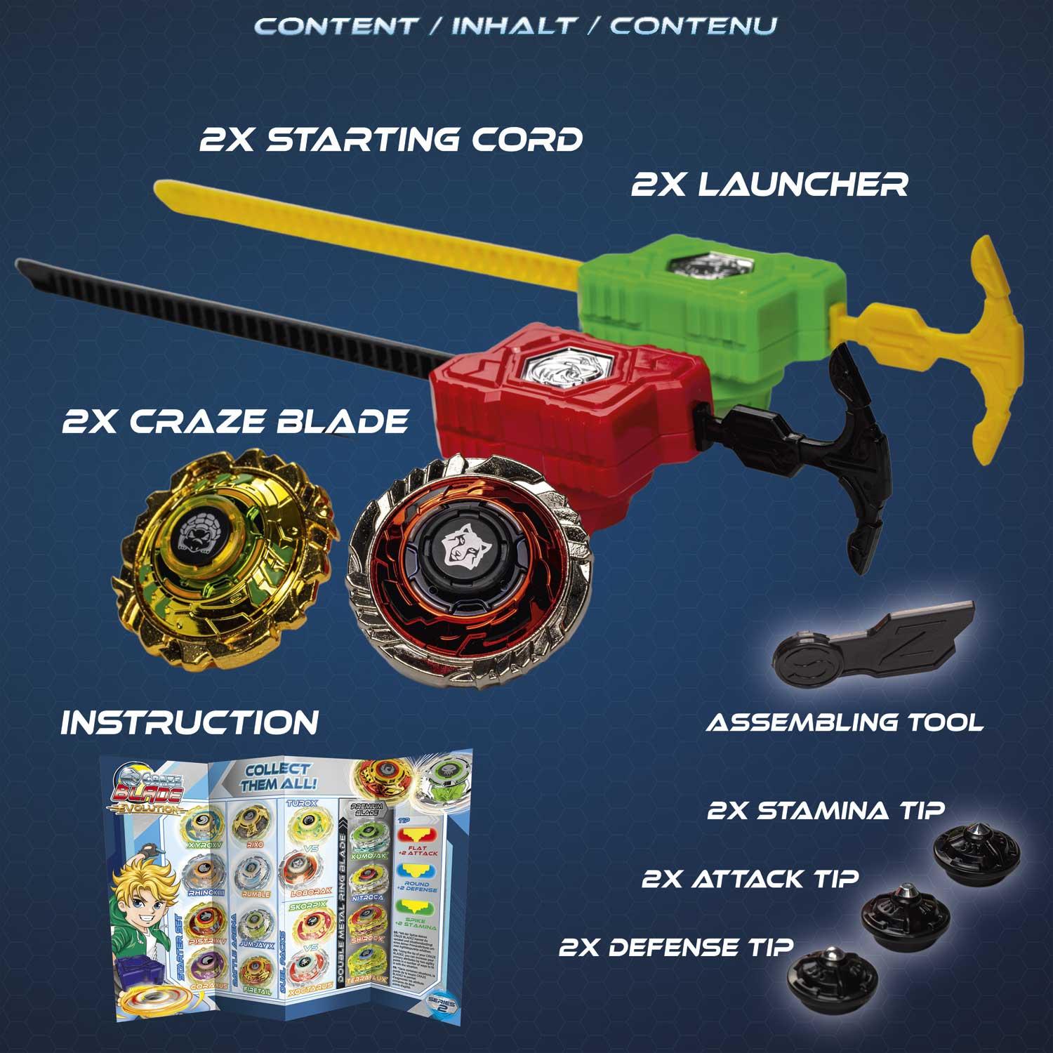Produktbild CRAZE - BLADE Set Evolution Turox Loborak 10 von 13