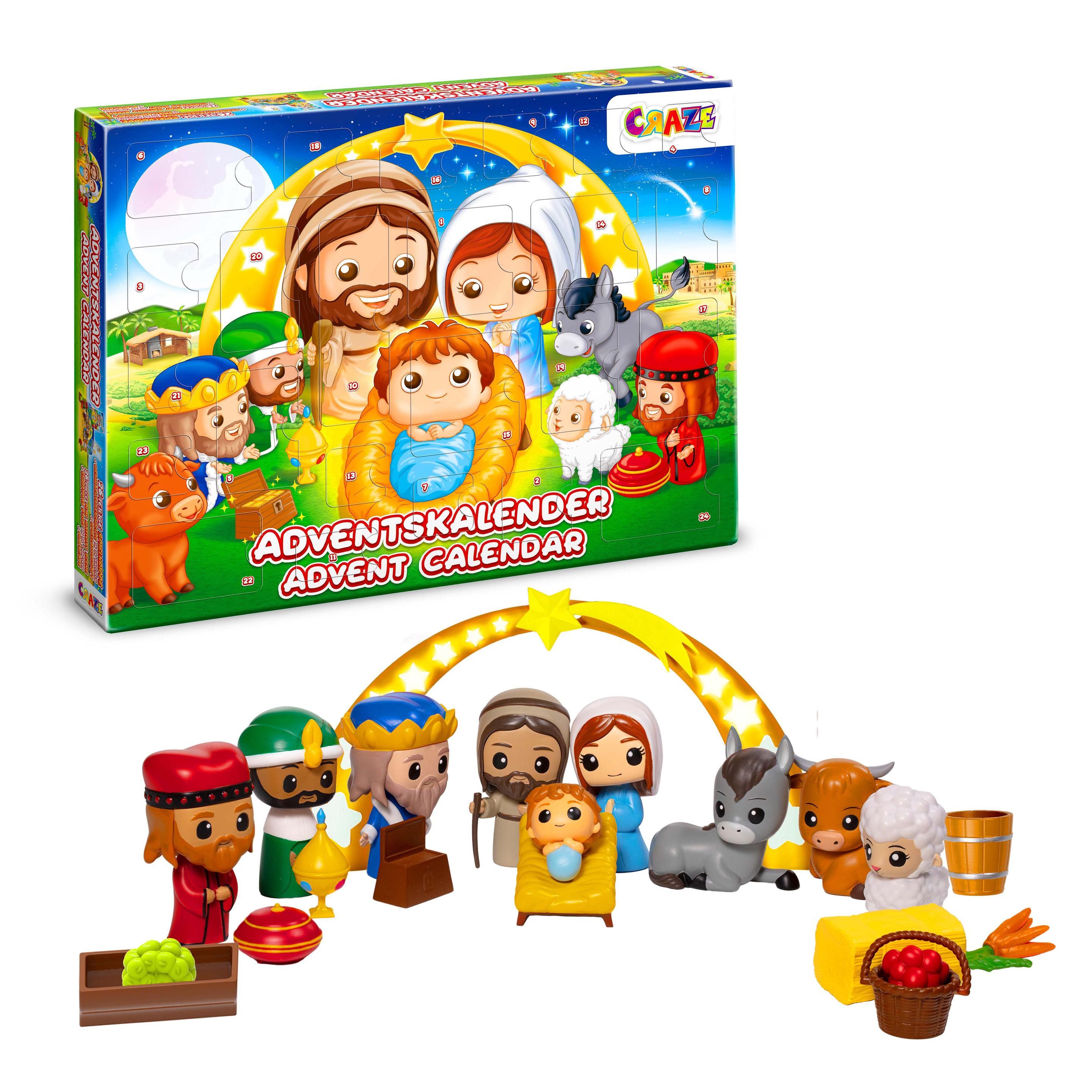 Produktbild CRAZE - Adventskalender Weihnachtskrippe 10 von 20
