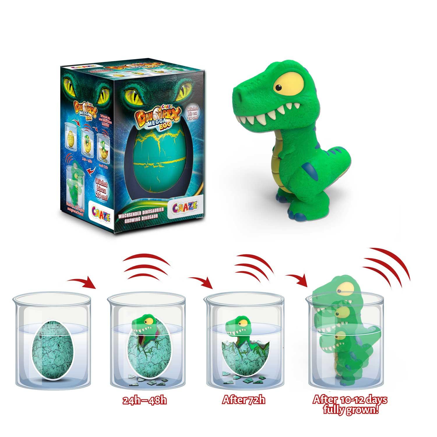 Produktbild CRAZE - MAGIC GROWING MEGGA EGG Dinorex 6 von 9