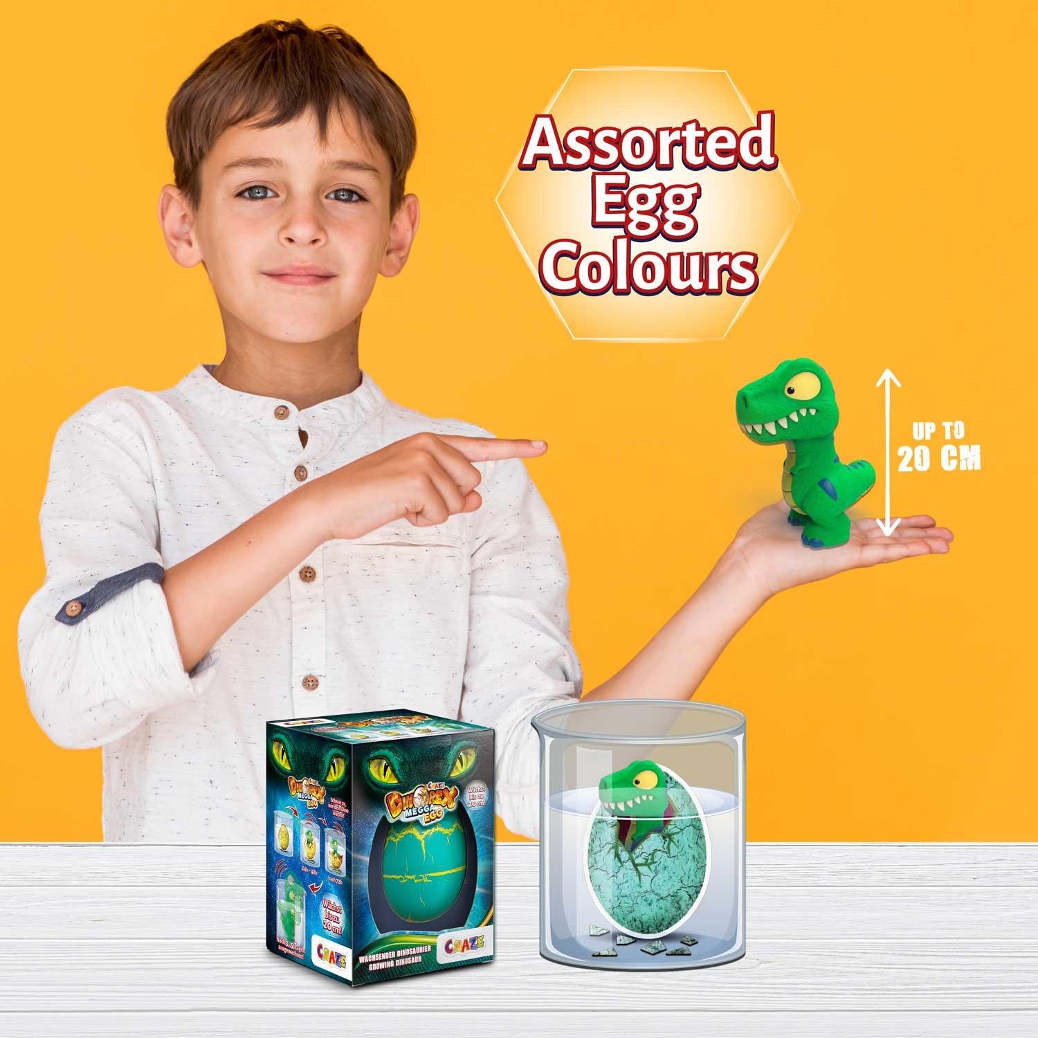 CRAZE - MAGIC GROWING MEGGA EGG Dinorex