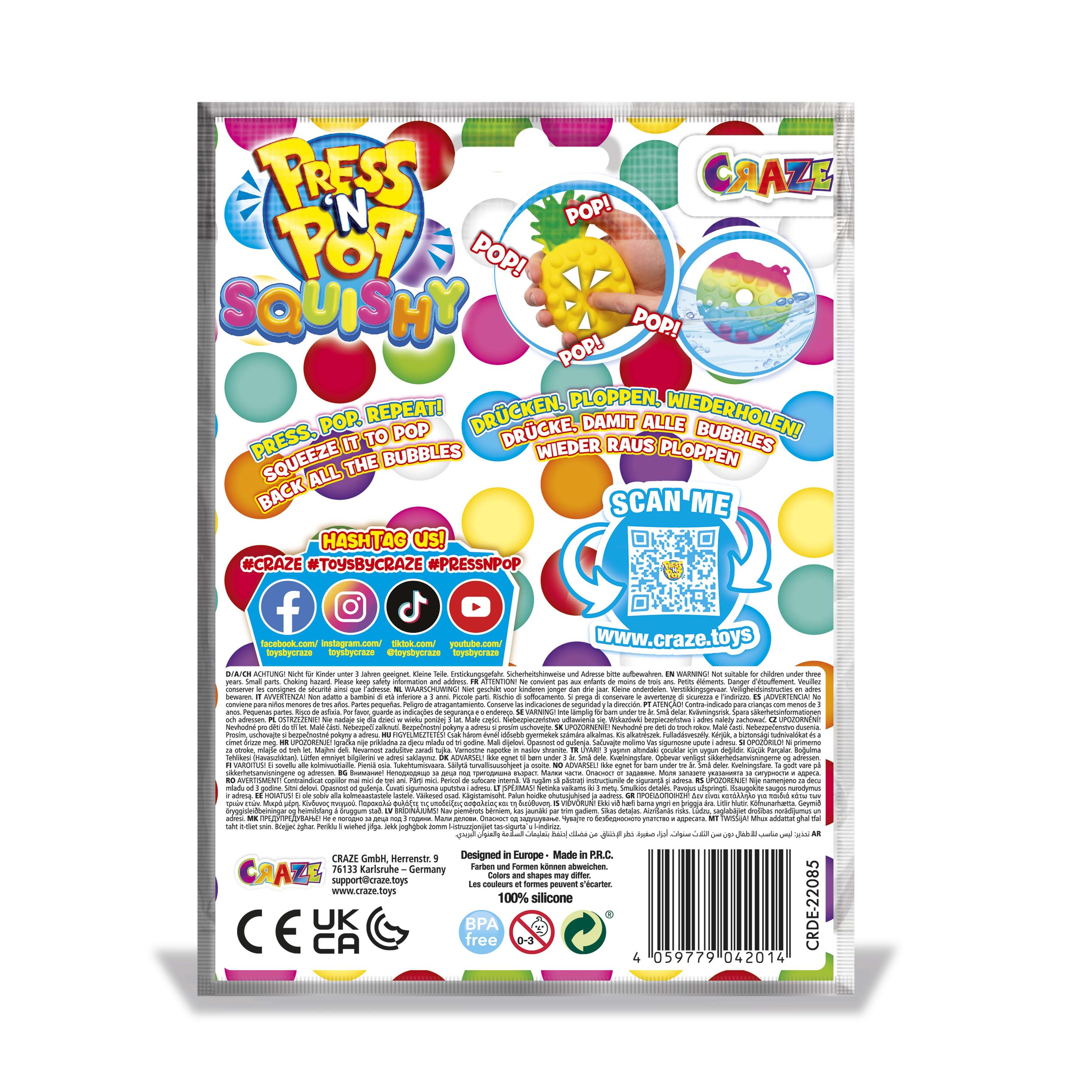 Produktbild CRAZE - PRESS'N POP Squishy 3 von 15