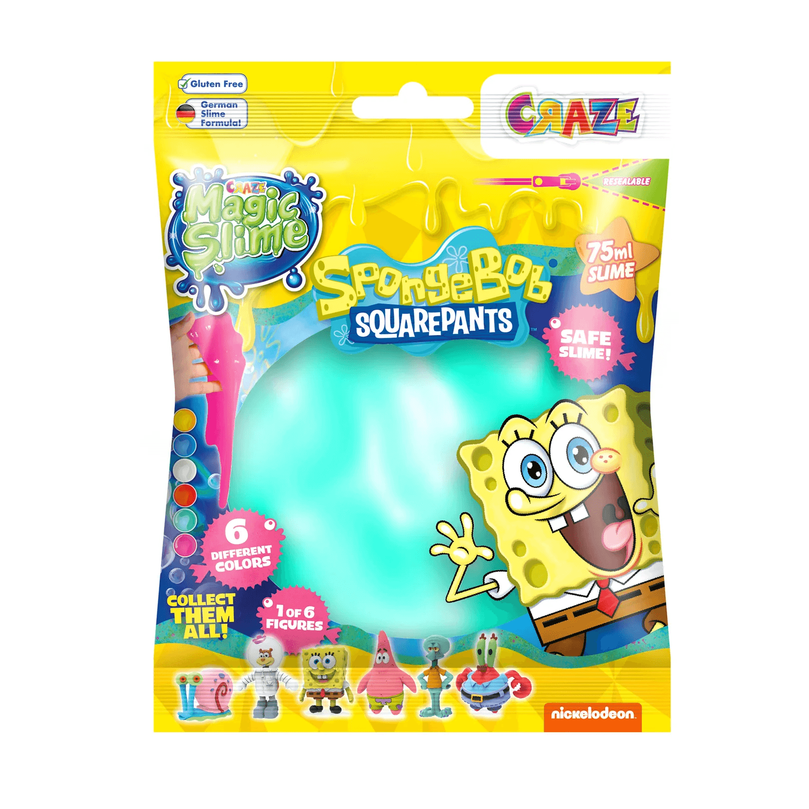 CRAZE Magic Slime Bag Surprise SpongeBob sortiert (Keine Auswahl möglich)