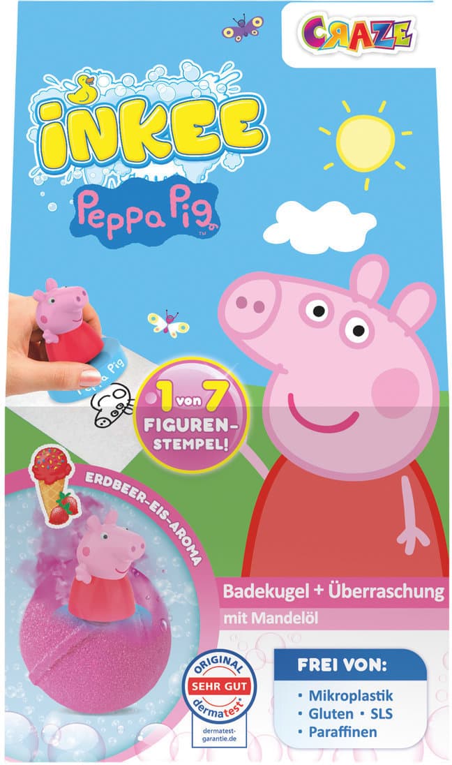 CRAZE INKEE Badebombe Peppa Pig