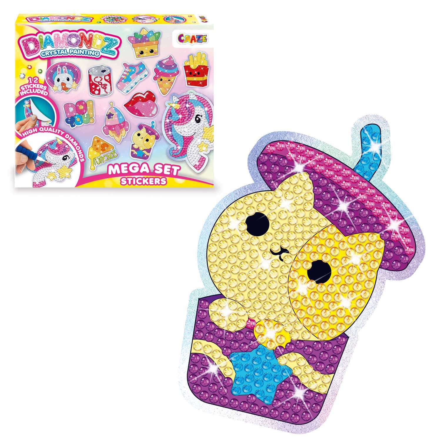 Produktbild CRAZE DIAMONDZ Mega Set Stickers Fun Series 9 von 9
