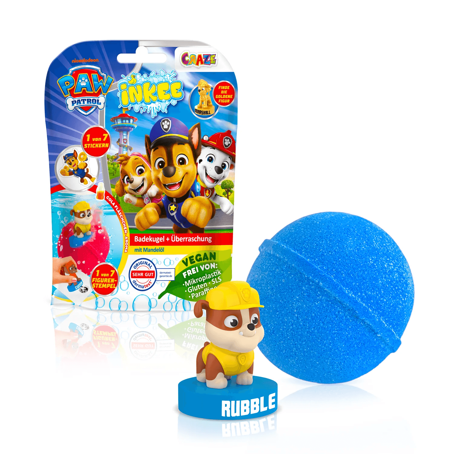 CRAZE INKEE - Paw Patrol Überraschungs-Badekugel