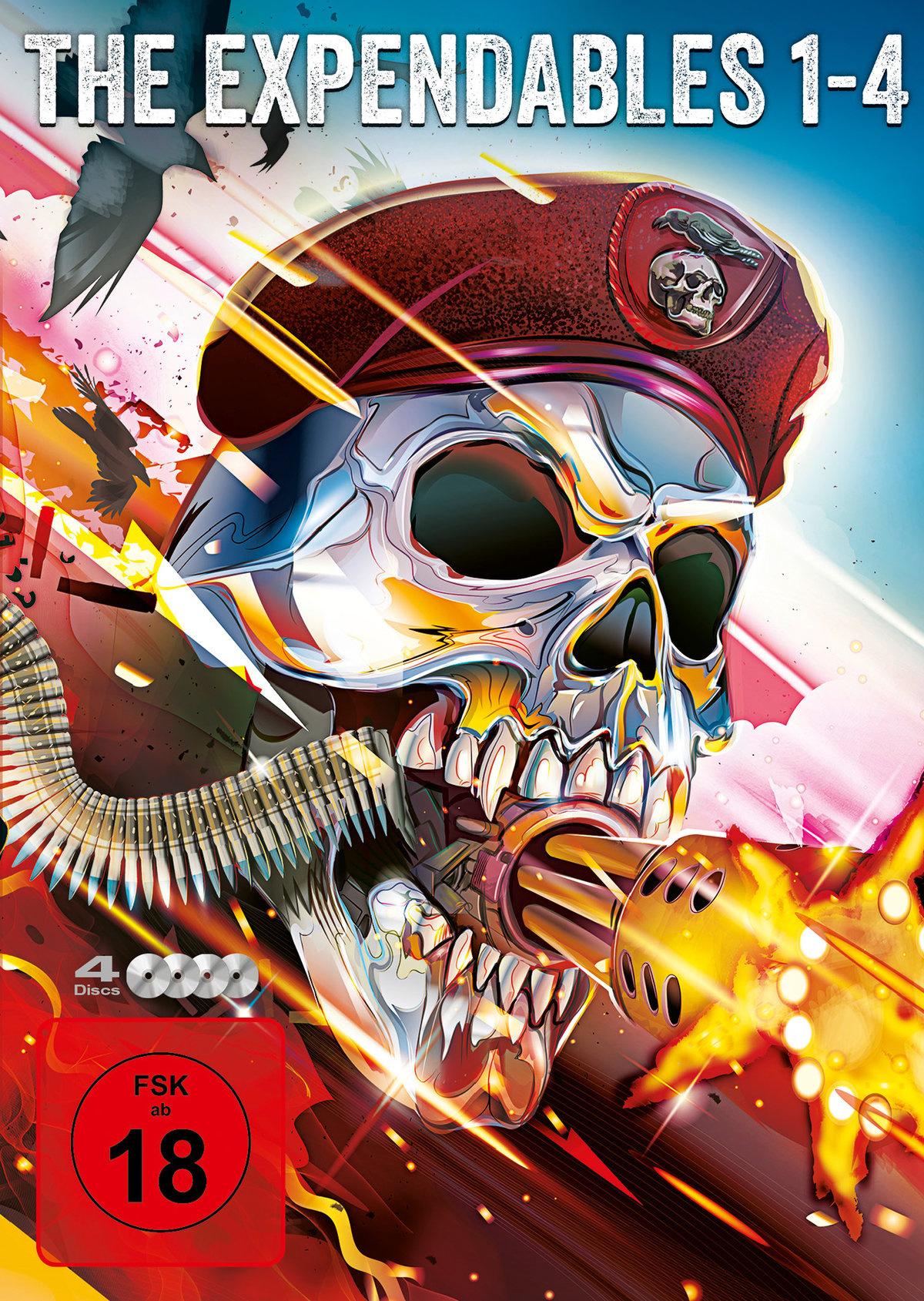 The Expendables 1-4  [4  DVDs]