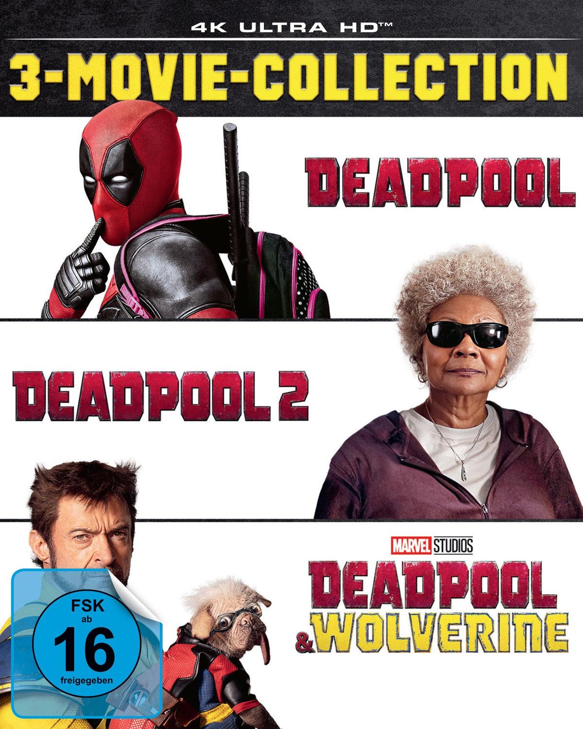 Deadpool - 3-Movie-Collection  (4K Ultra HD)  [3 BR4Ks]