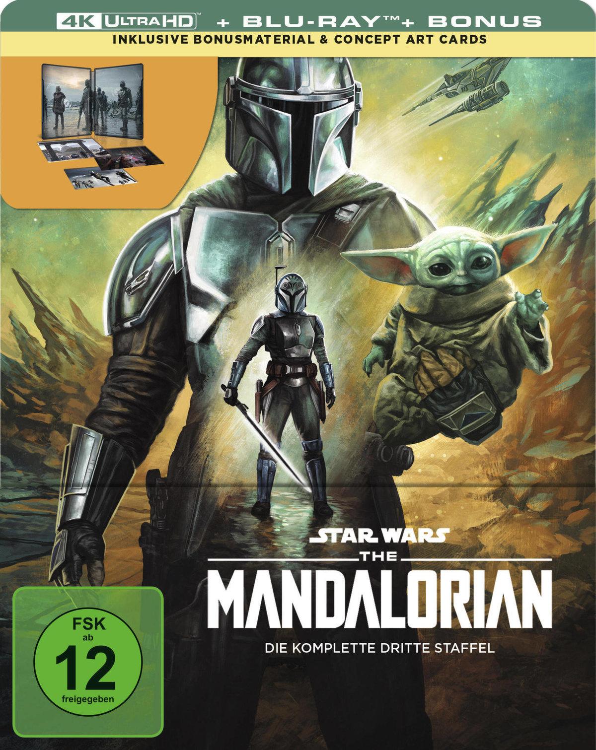The Mandalorian - Staffel 3 - Steelbook - Limited Edition  (2 4K Ultra HD)  (+ 2 Blu-rays)